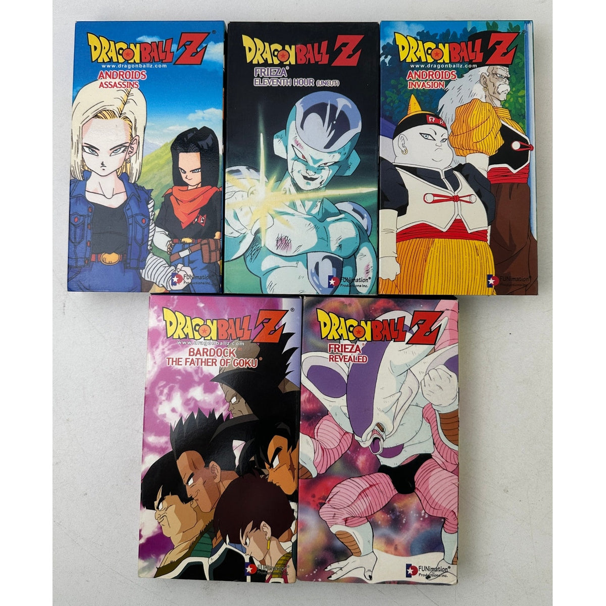Vintage Dragon Ball Z VHS Lot of 12 | Mixed Sagas & Movies | Untested