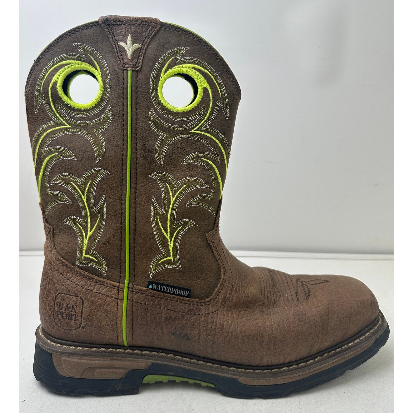 Dan Post Storm's Eye Waterproof Composite Toe Western Work Boots Men's Sz 10.5