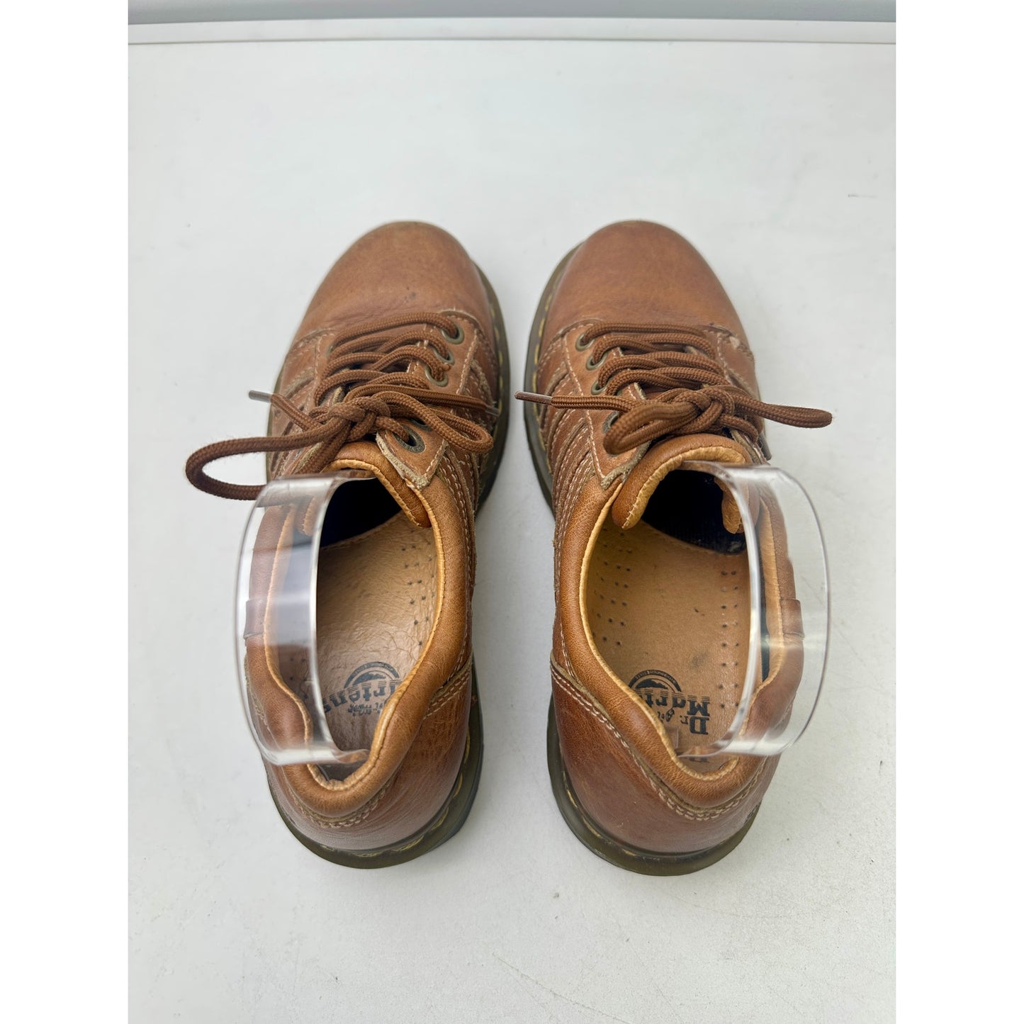 Vintage Dr. Martens Keith Brown Leather Chunky Oxford Shoes Women's Sz 7