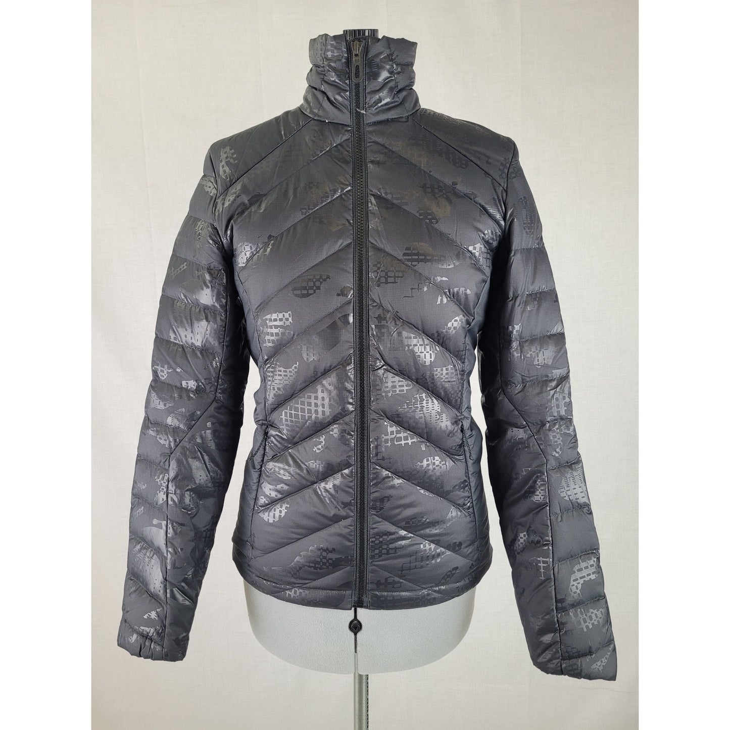 Salomon Black Micro Down Puffer Jacket Women's Sz XS