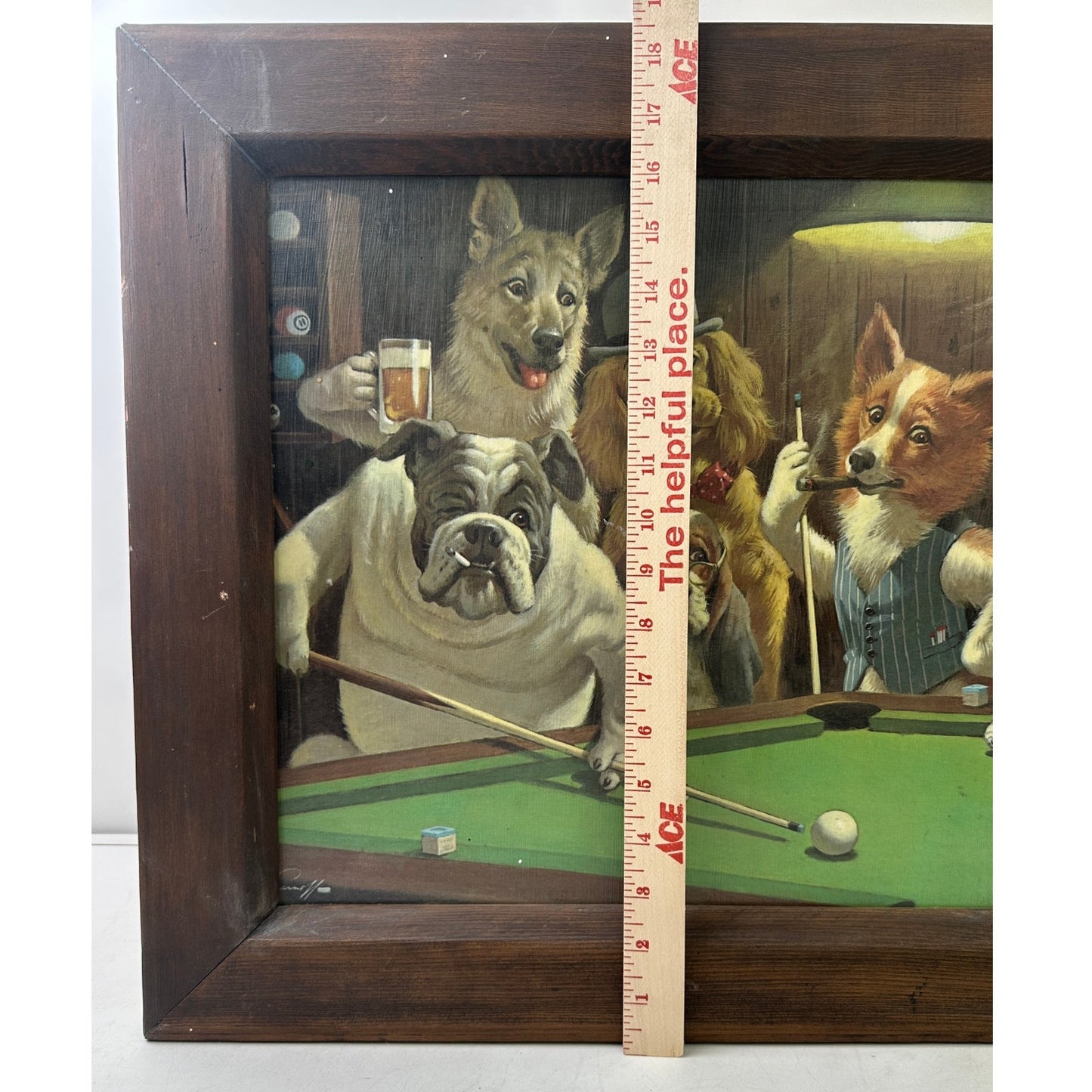Arthur Sarnoff "The Hustler" Vintage Framed Art Print