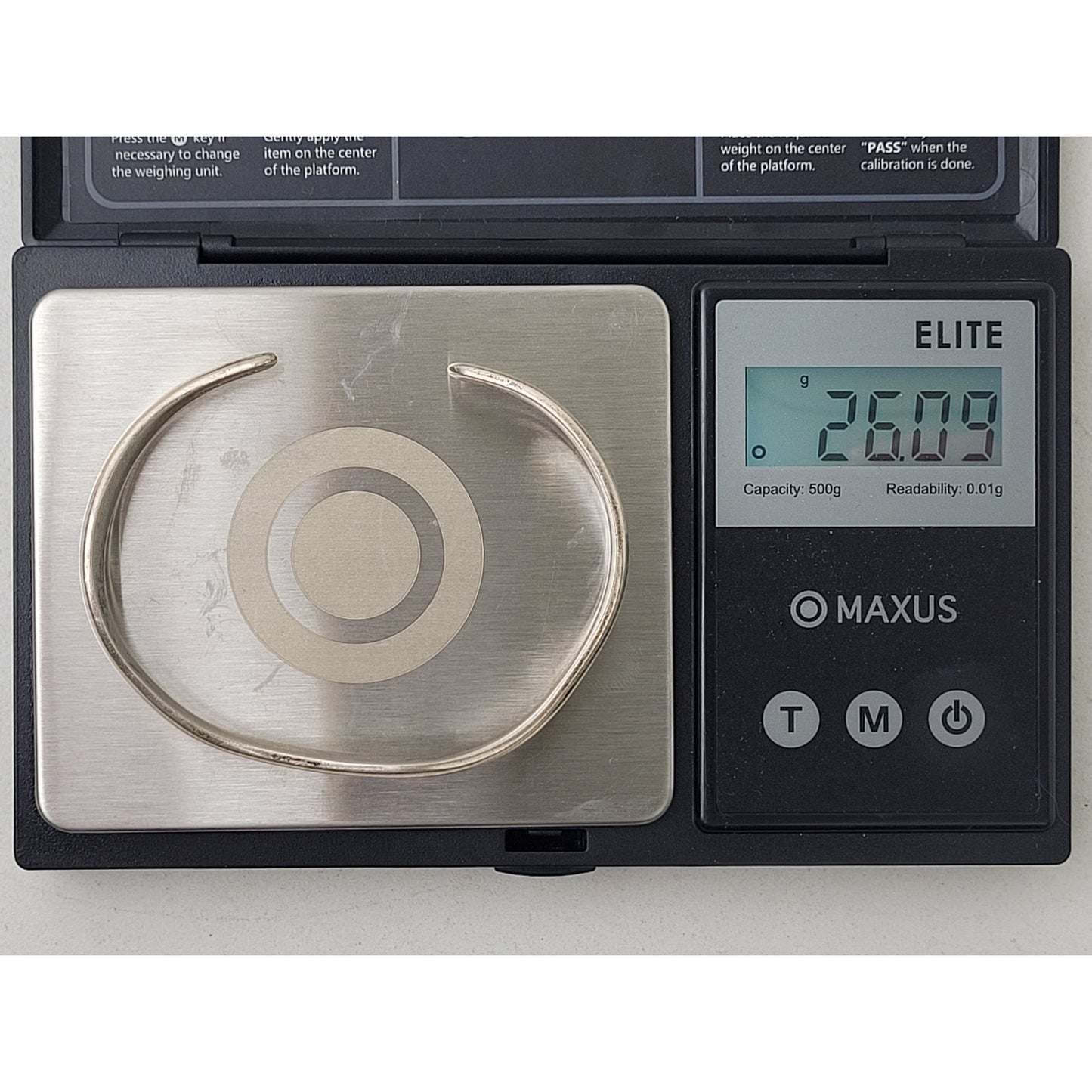 Vintage 925 Sterling Silver Cuff Bracelet | 26.09 grams