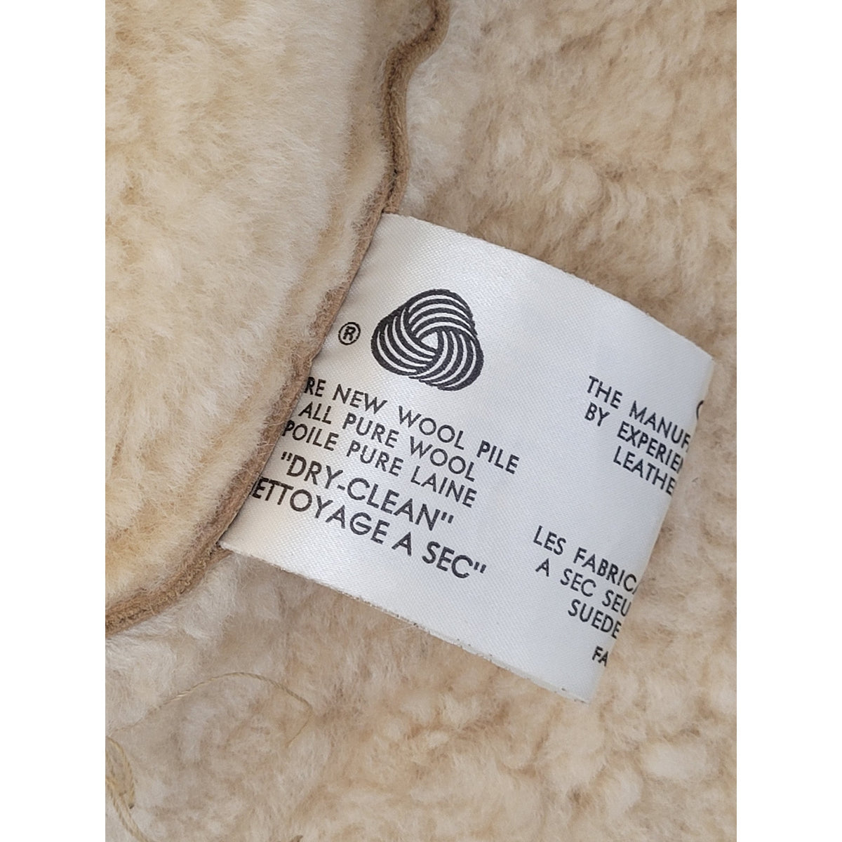 VTG 1970s Knight Tailors Ltd. Light Brown Suede Shearling Coat Men's Sz 46
