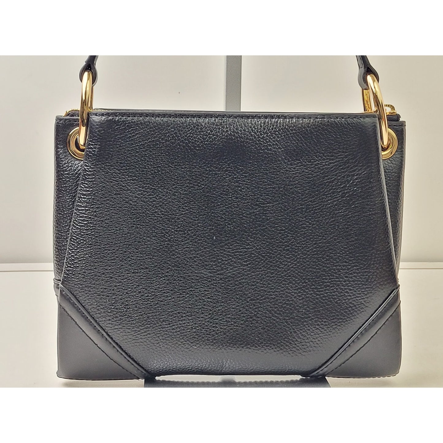 Michael Kors Nicole Medium Crossbody Leather Purse Gold-Tone Hardware EUC