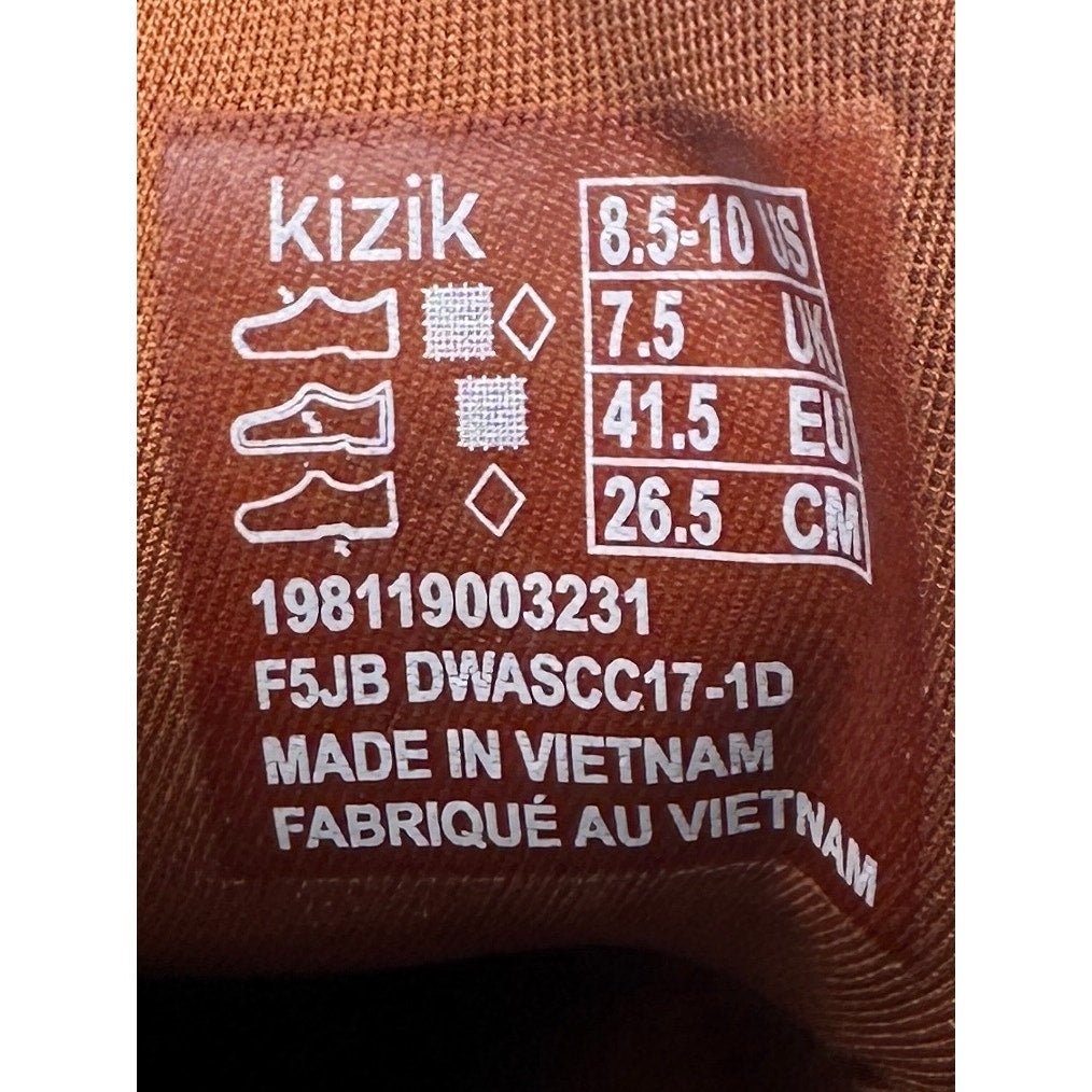 Kizik Wasatch Mid Caramel Cafe Slip-on Hiking Boots Men's 8.5 / Women's 10
