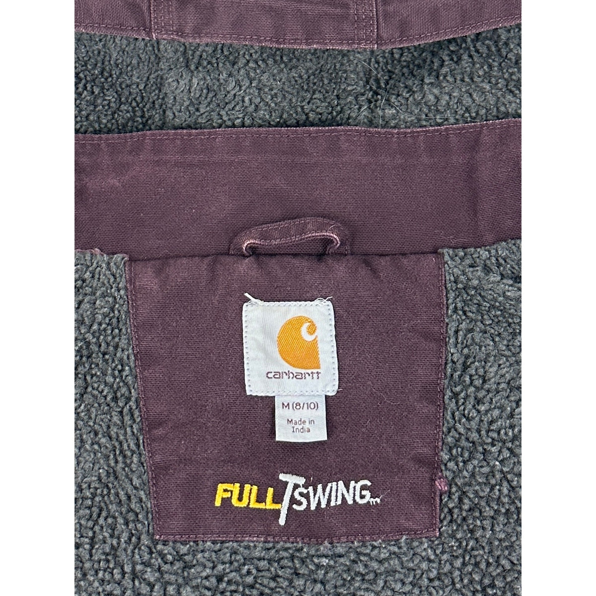 Carhartt Deep Wine/Plum Full Swing Caldwell Jacket Women's Sz Medium (8/10)