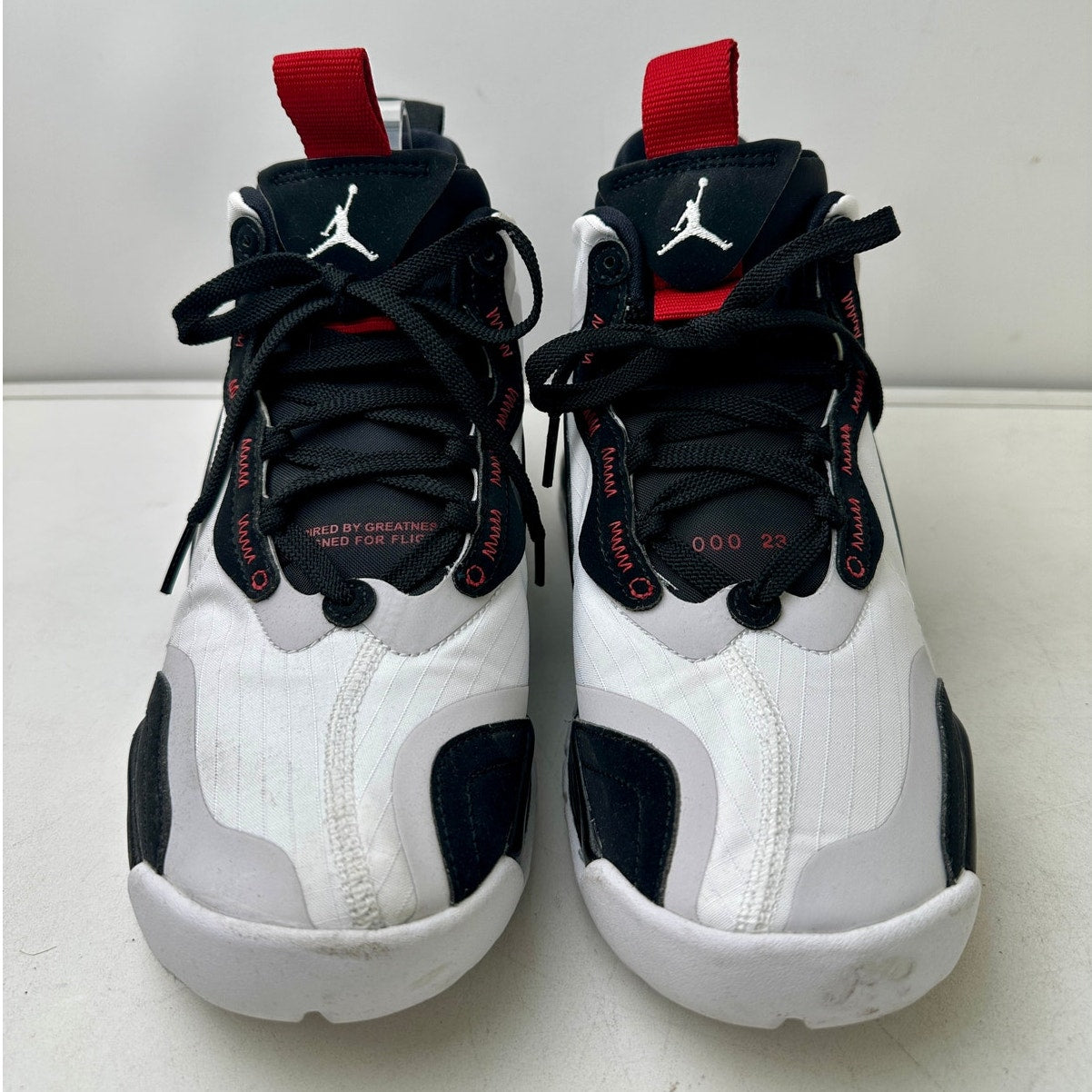 Jordan Aerospace 720 White Black Gym Red Sneakers Men's Sz 8.5