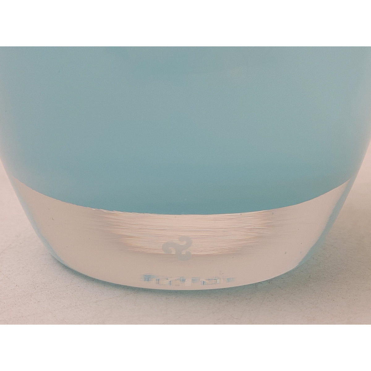 glassybaby "Ocean" Light Blue Handblown Glass Votive Candle Holder Rare w Tag
