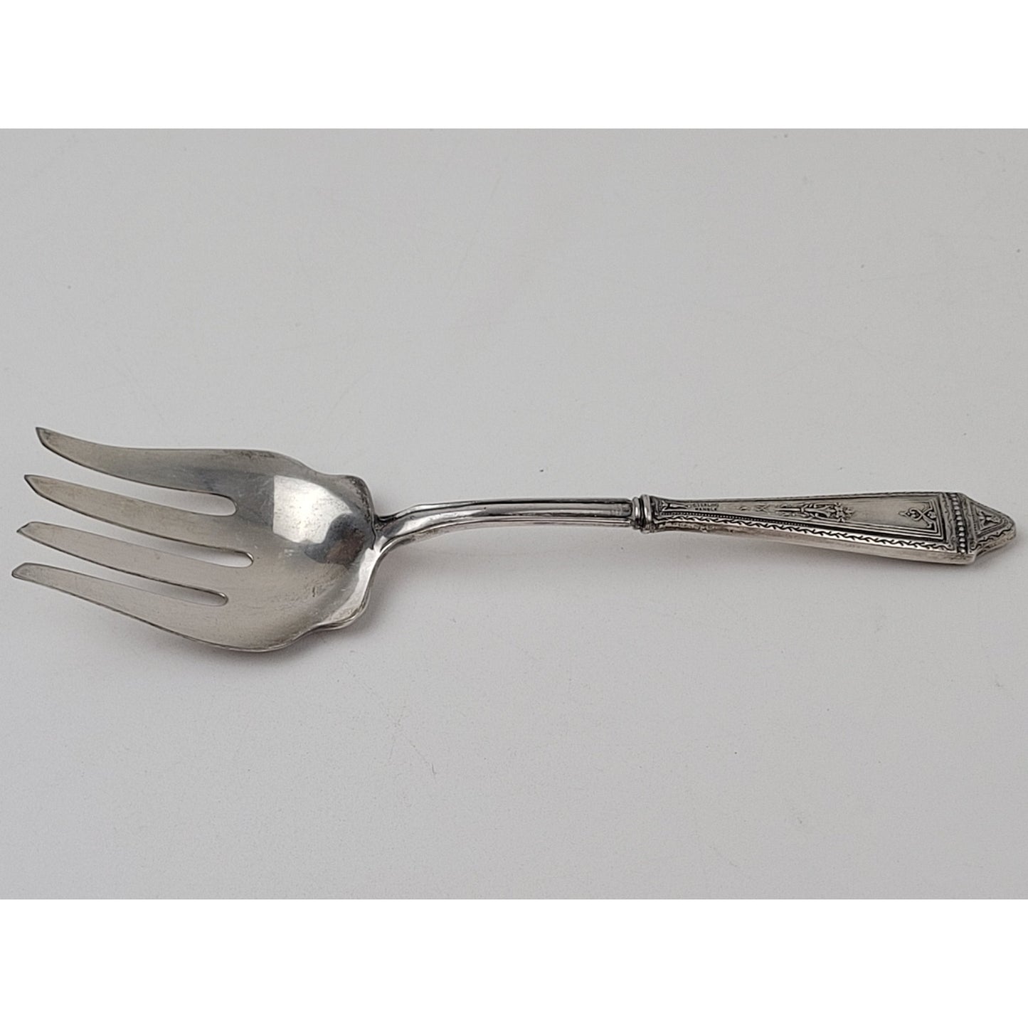 Antique Sterling Silver Fish Serving Fork