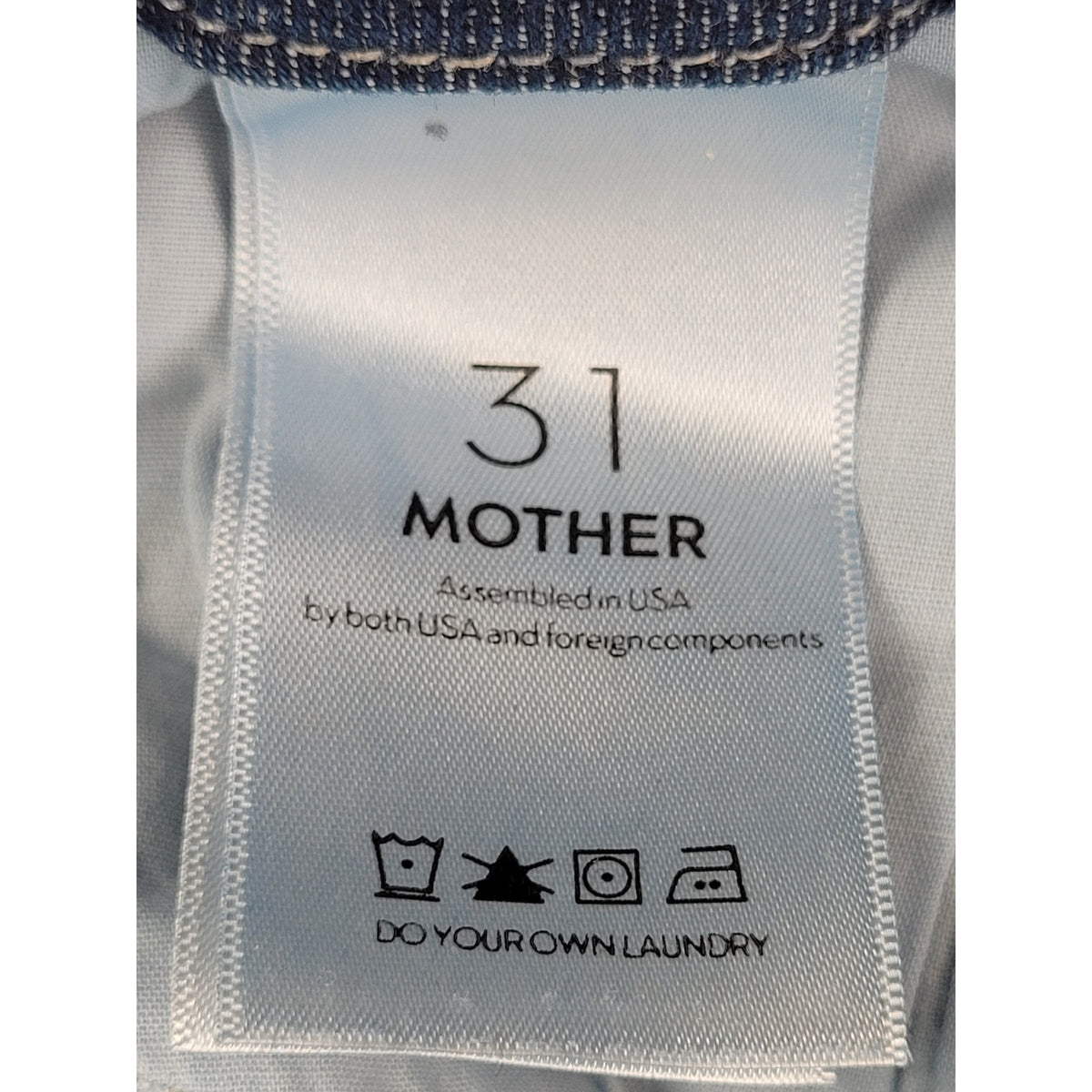 MOTHER High Waisted Looker Medium Wash Skinny Jeans | Women's Sz 31