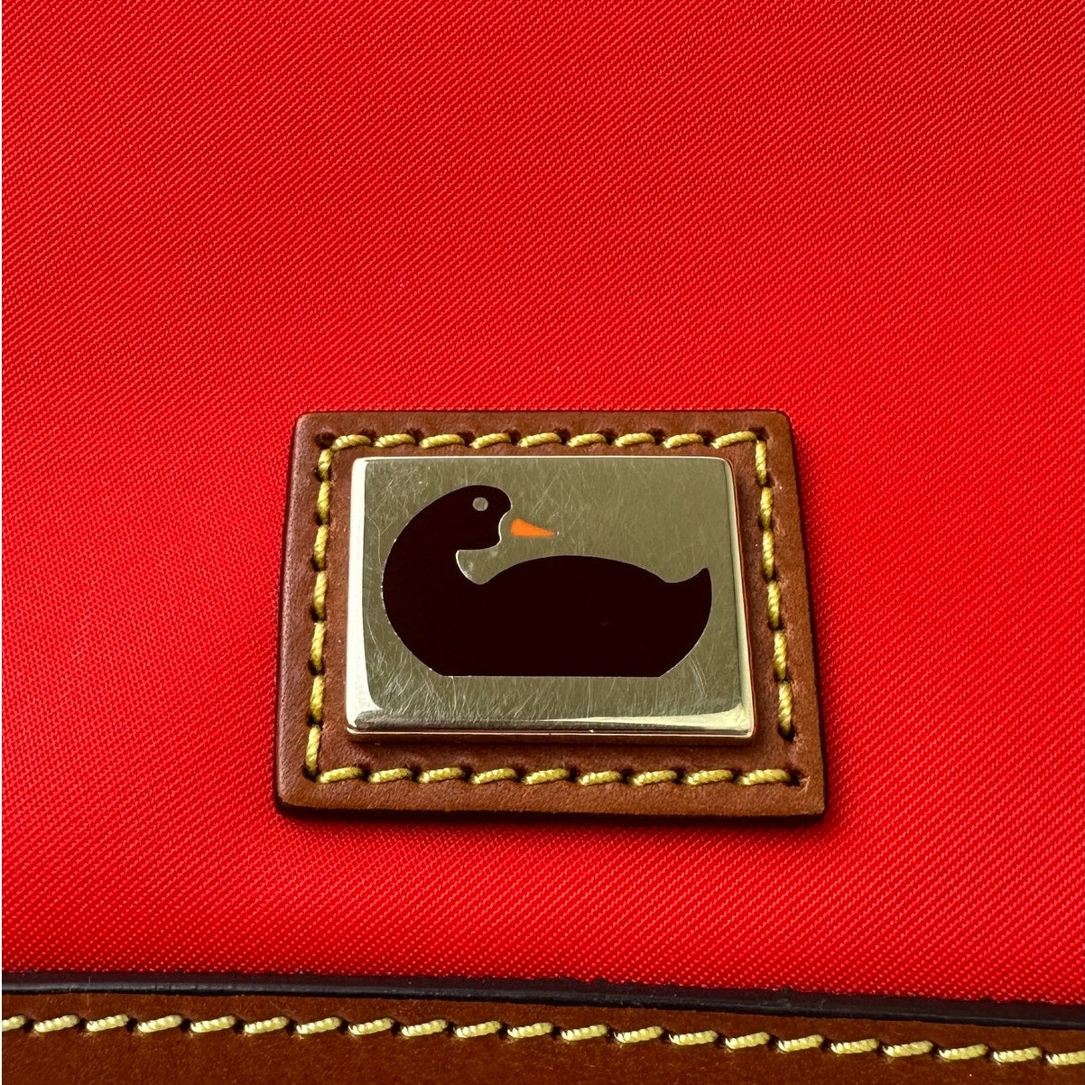 Dooney & Bourke Red Nylon Wayfarer Zip Crossbody Bag