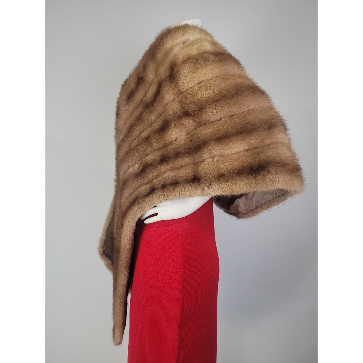 Vintage J.P. Allen Luxury Mink Fur Stole Wrap Evening Wear