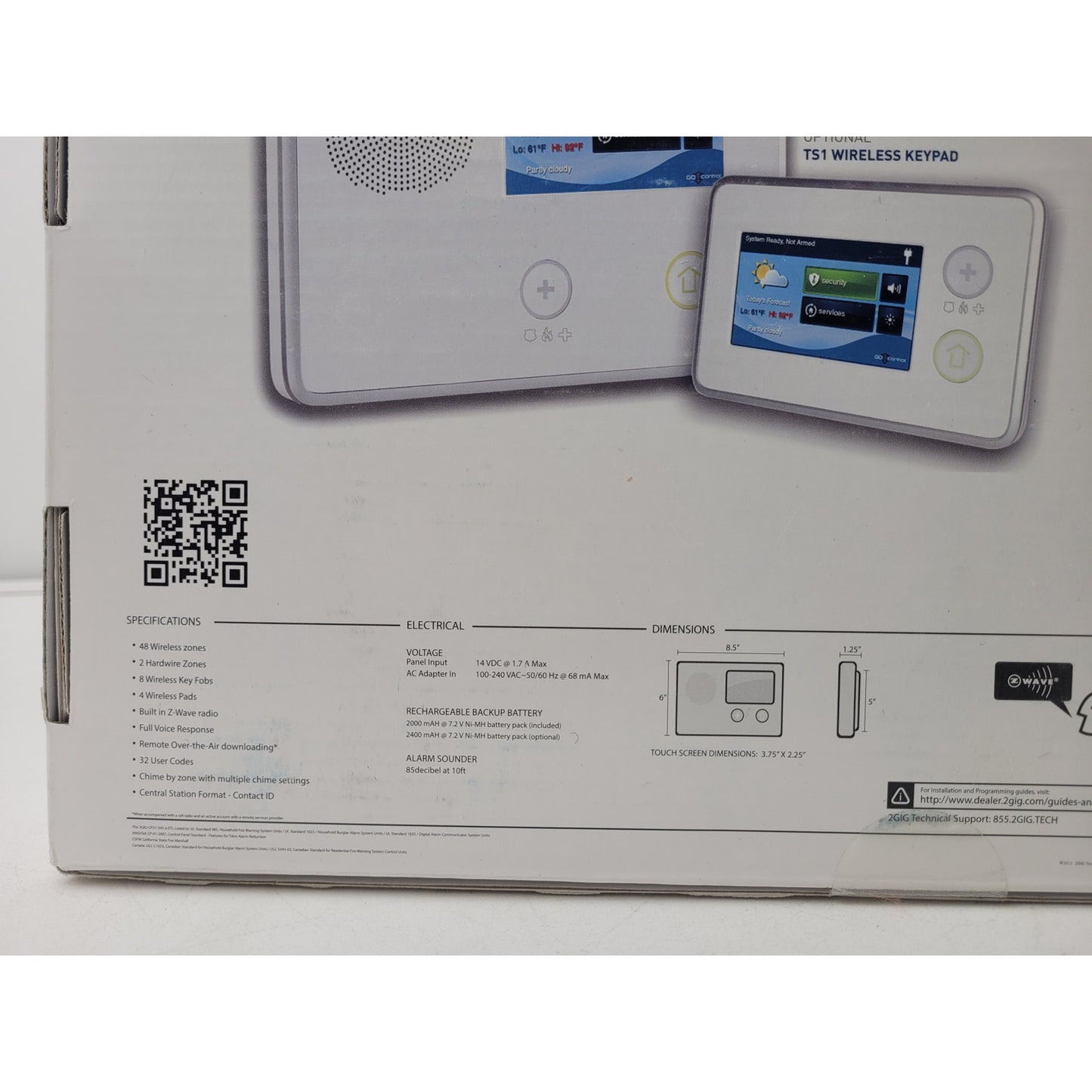 Set of 3 2GIG-CP21-345 Go Control Home Security Automation System | Open Box