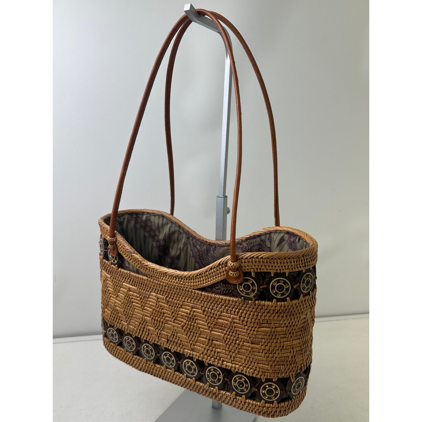 Handwoven Bali Ata Rattan Basket Bag