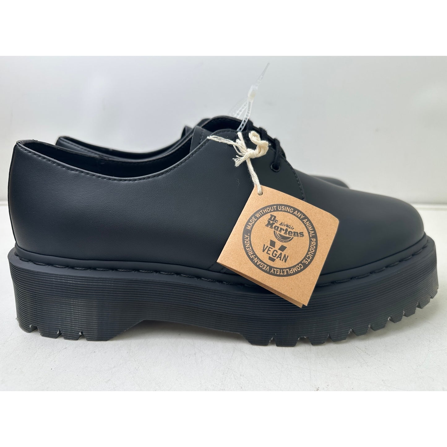 Dr. Martens Vegan 1461 Quad Mono Platform Oxfords Men's Sz 13 NWT