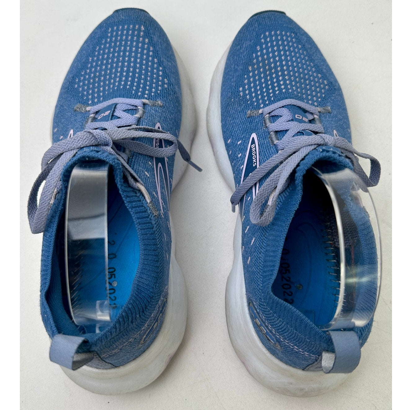 Brooks Glycerine StealthFit 20 Blue/Pastel Lilac Sneakers Women's Sz 7.5