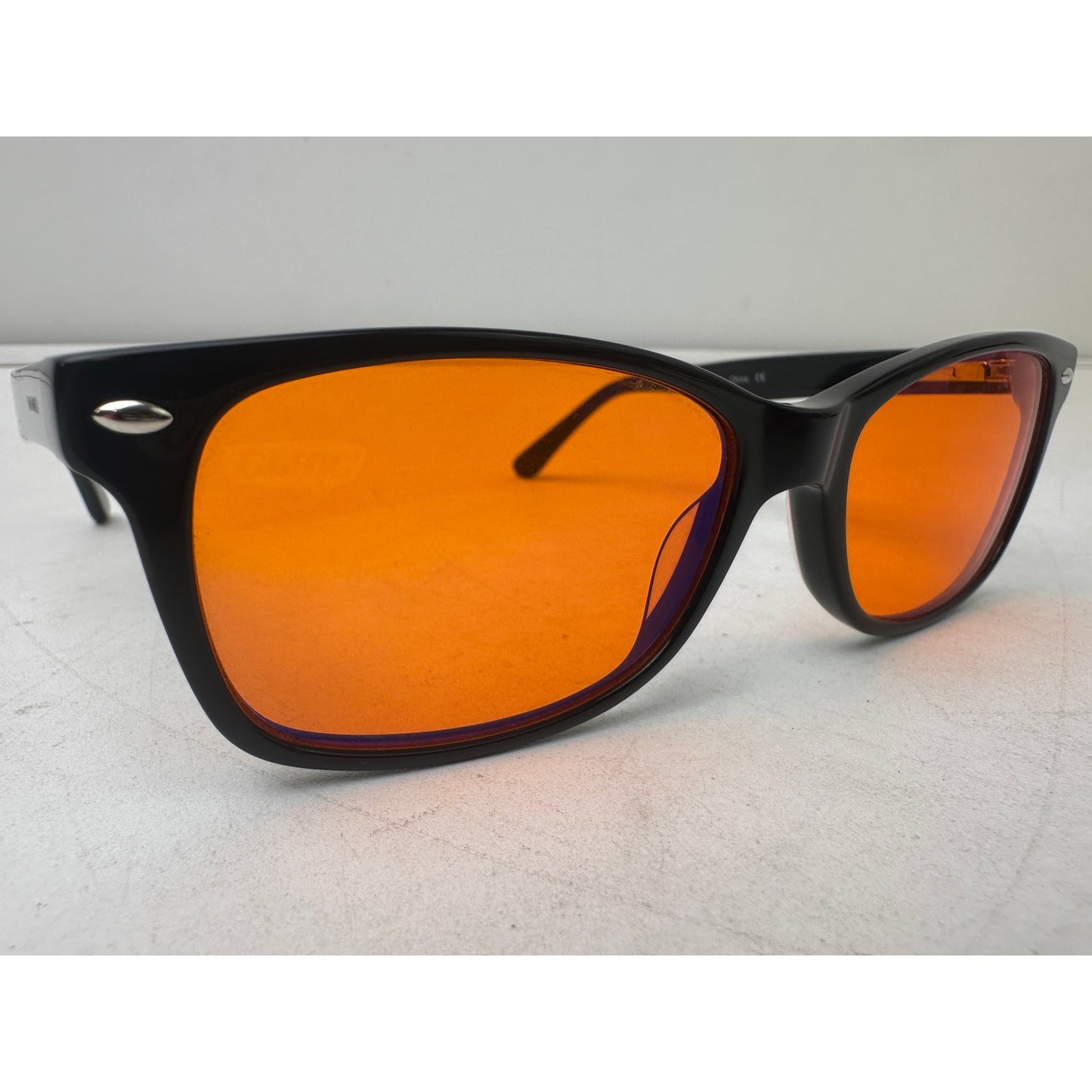 Swanwick Classic Night Swannies Blue Light Blocking Sunglasses W/ Black Frames