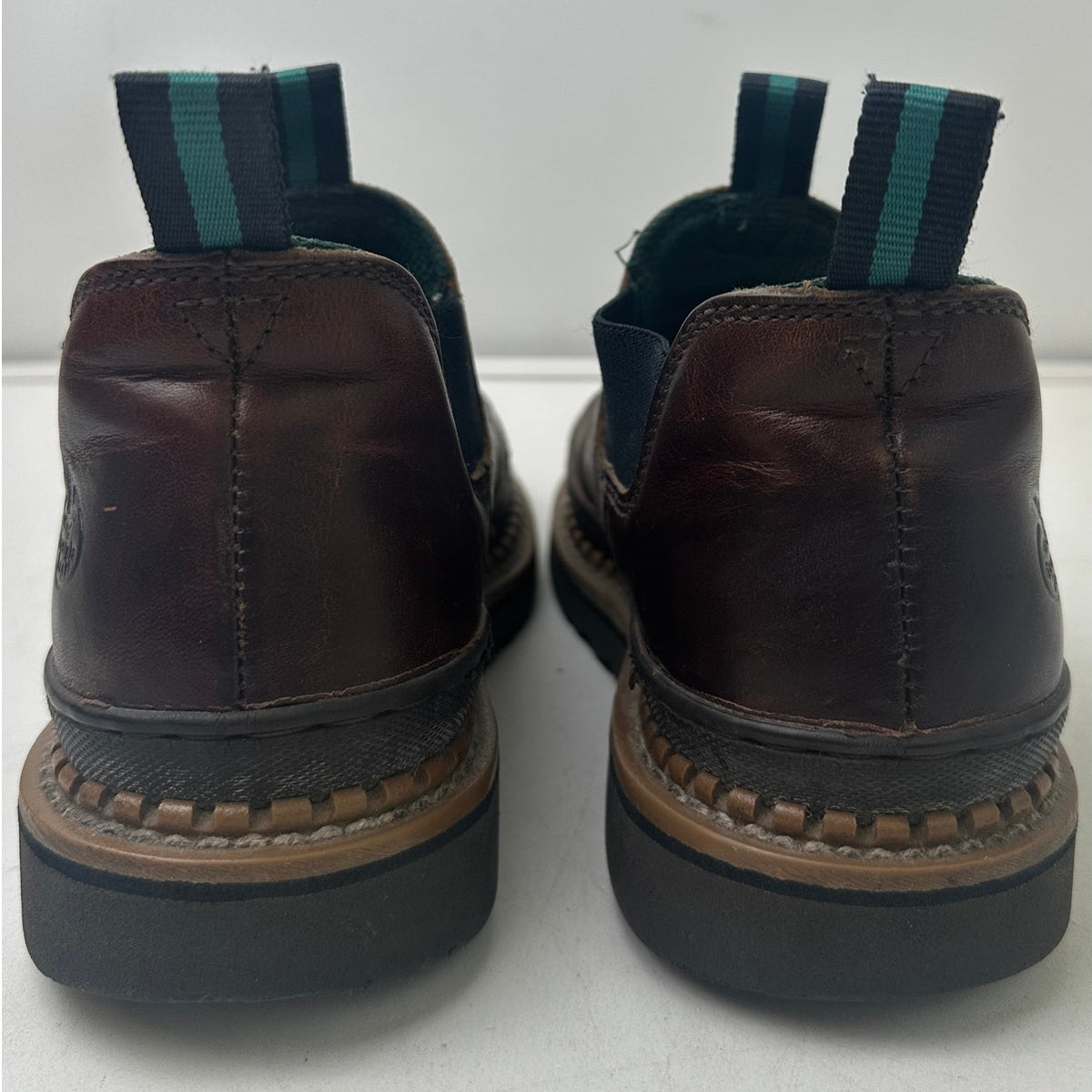 Georgia Giant Romeo Pull-On Brown Work Shoes Women's Sz 7.5