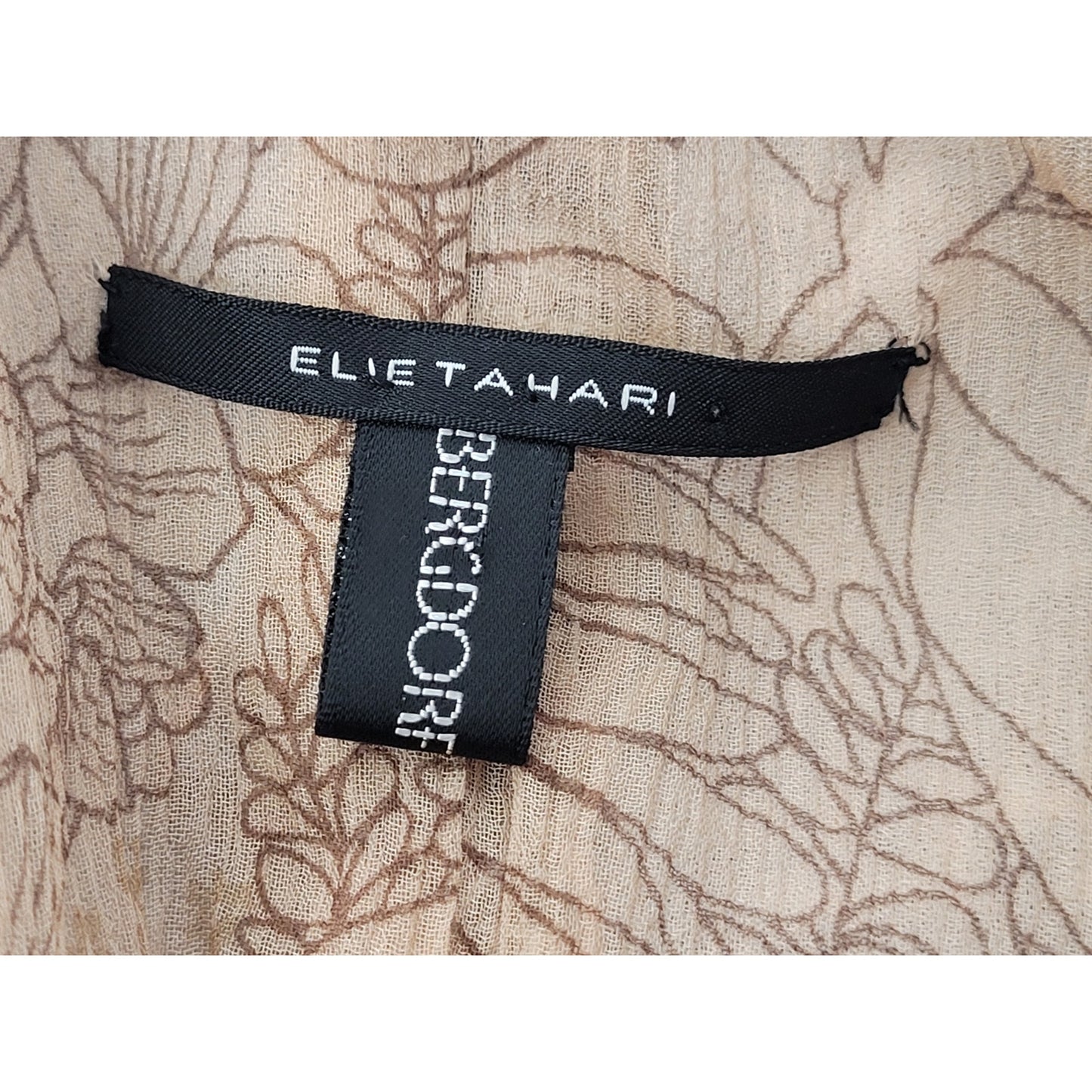 Elie Tahari Tweed Blazer Jacket w Silk Lining Sz M/L MSRP $548