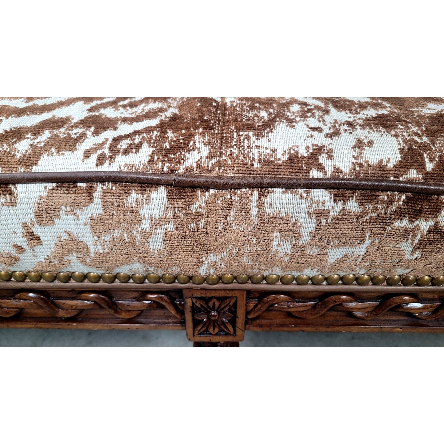 Hancock & Moore Drake Bench Accent 088 | 61" W x 21" D x 25" H | MSRP: $4000+