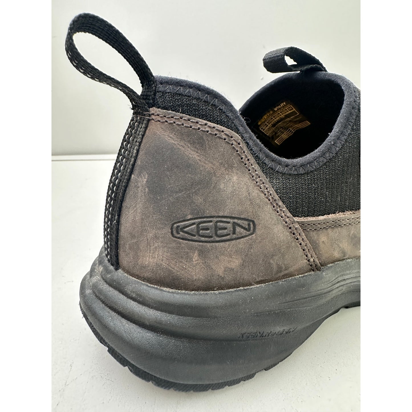 KEEN Utility Vista Energy+ Shift ESD Carbon Fiber Toe Slip-On Work Shoes Men's Sz 11.5
