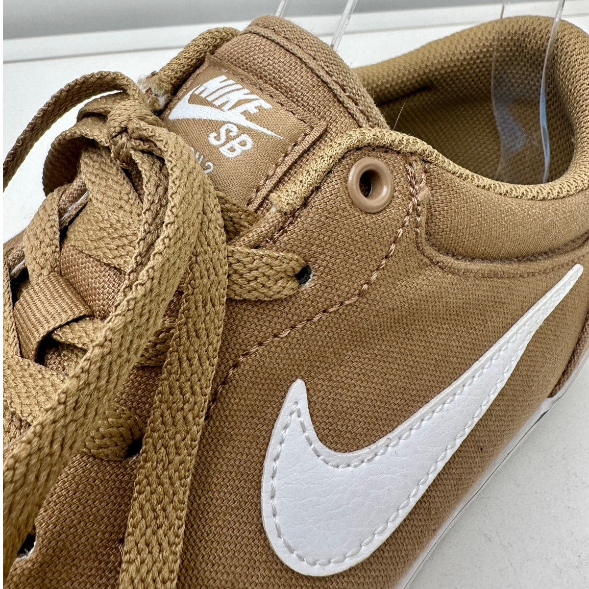 Nike SB Chron 2 Canvas Dark Driftwood Brown Sneakers Men's Sz 10