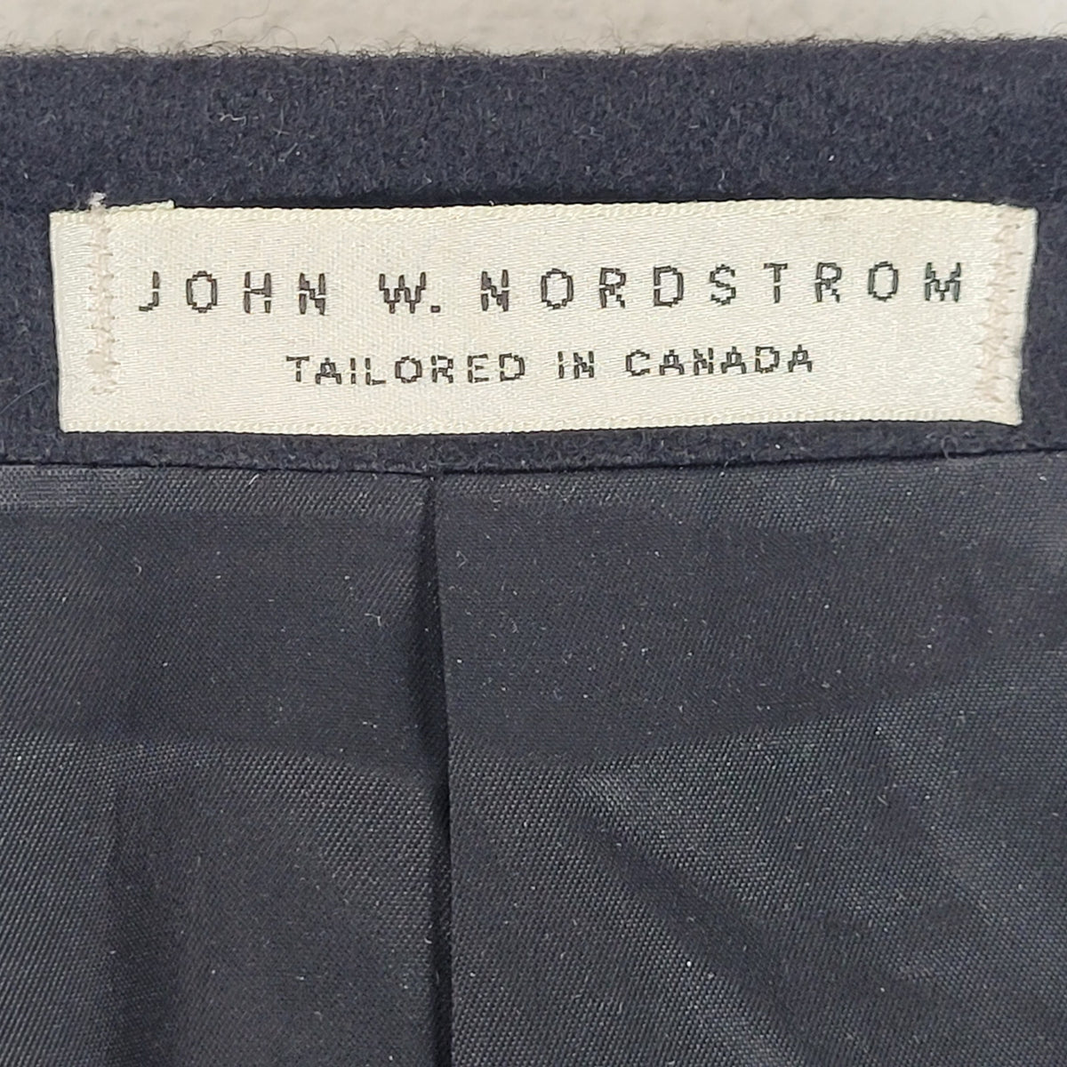 VTG John W. Nordstrom Black Camel Hair Tailored 2-Button Blazer Men's Sz 46L