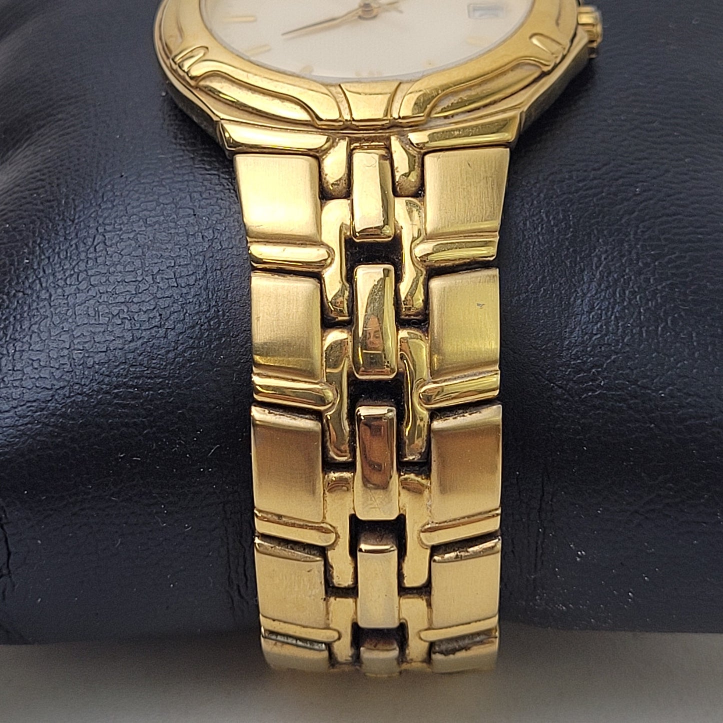Seiko (7N42-6C10) Stainless Steel Gold-Tone White Dial Men's Watch
