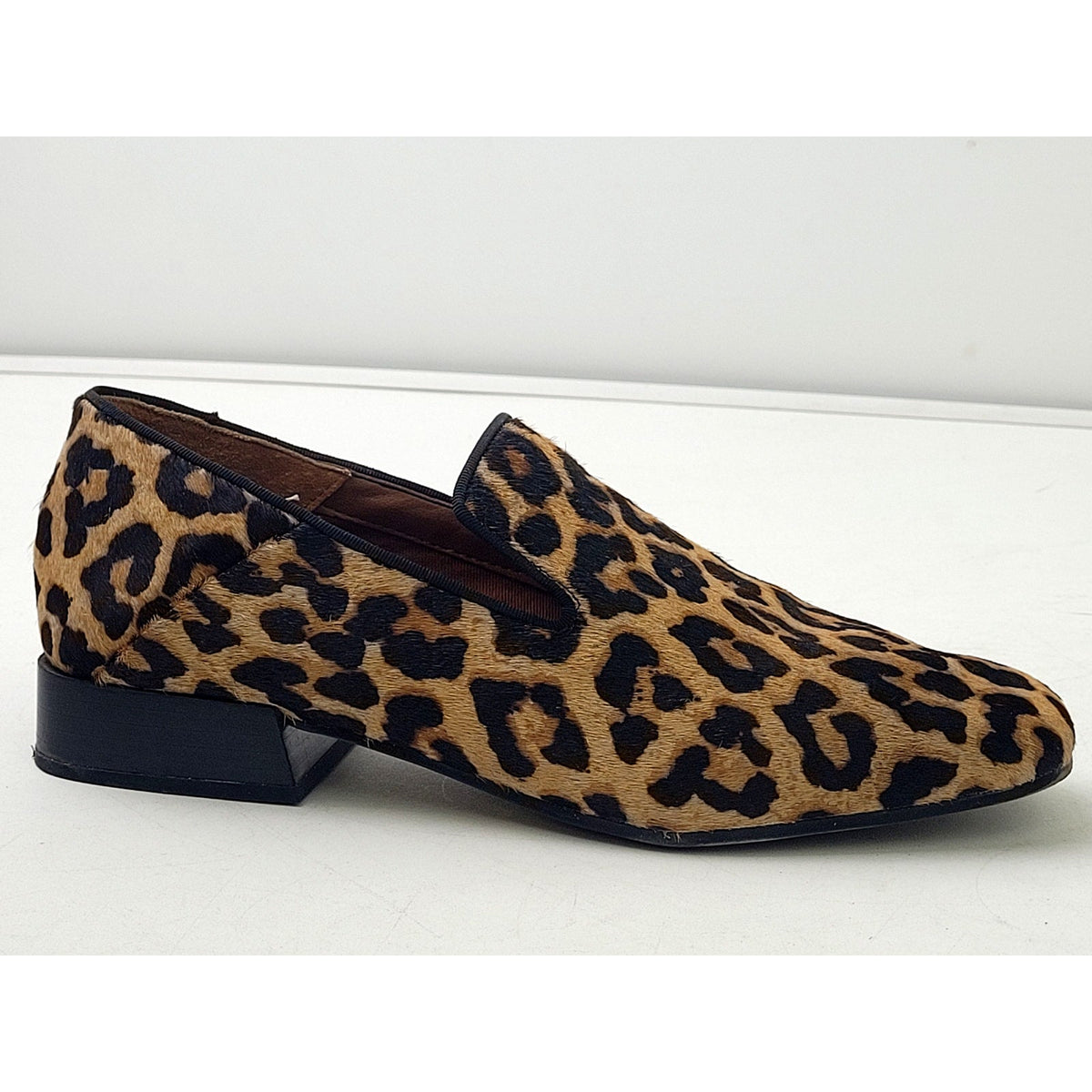 Franco Sarto Leopard Print Loafers Women's Sz 8.5