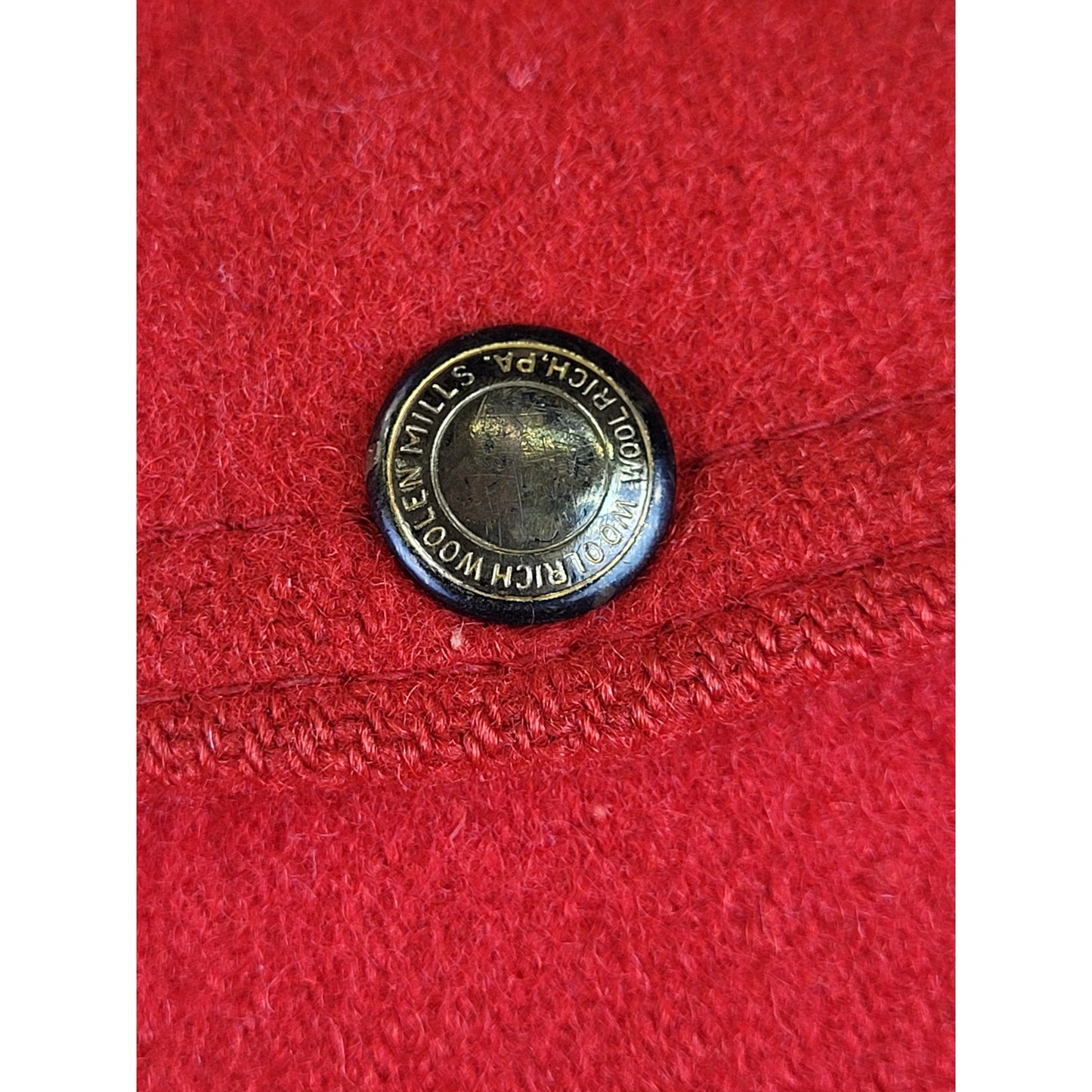 1940-50s Woolrich Red Wool Hunting Jacket Men's Sz 38 (M)