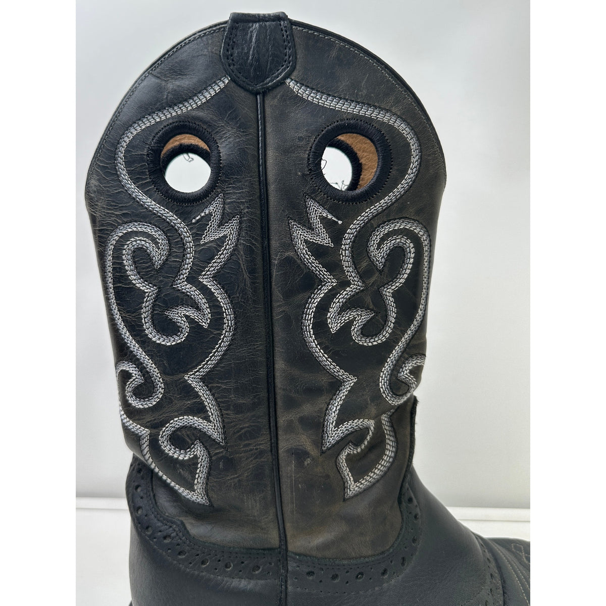 Cody James Sinatra Black Leather Western Boots Men's Sz 9
