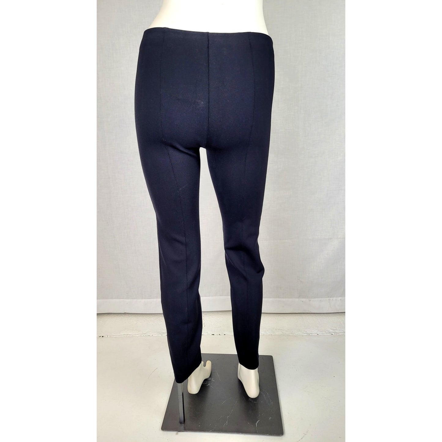 Theory Black Slit Legging Core Scuba Fabric Women's Sz S NWT MSRP: $275