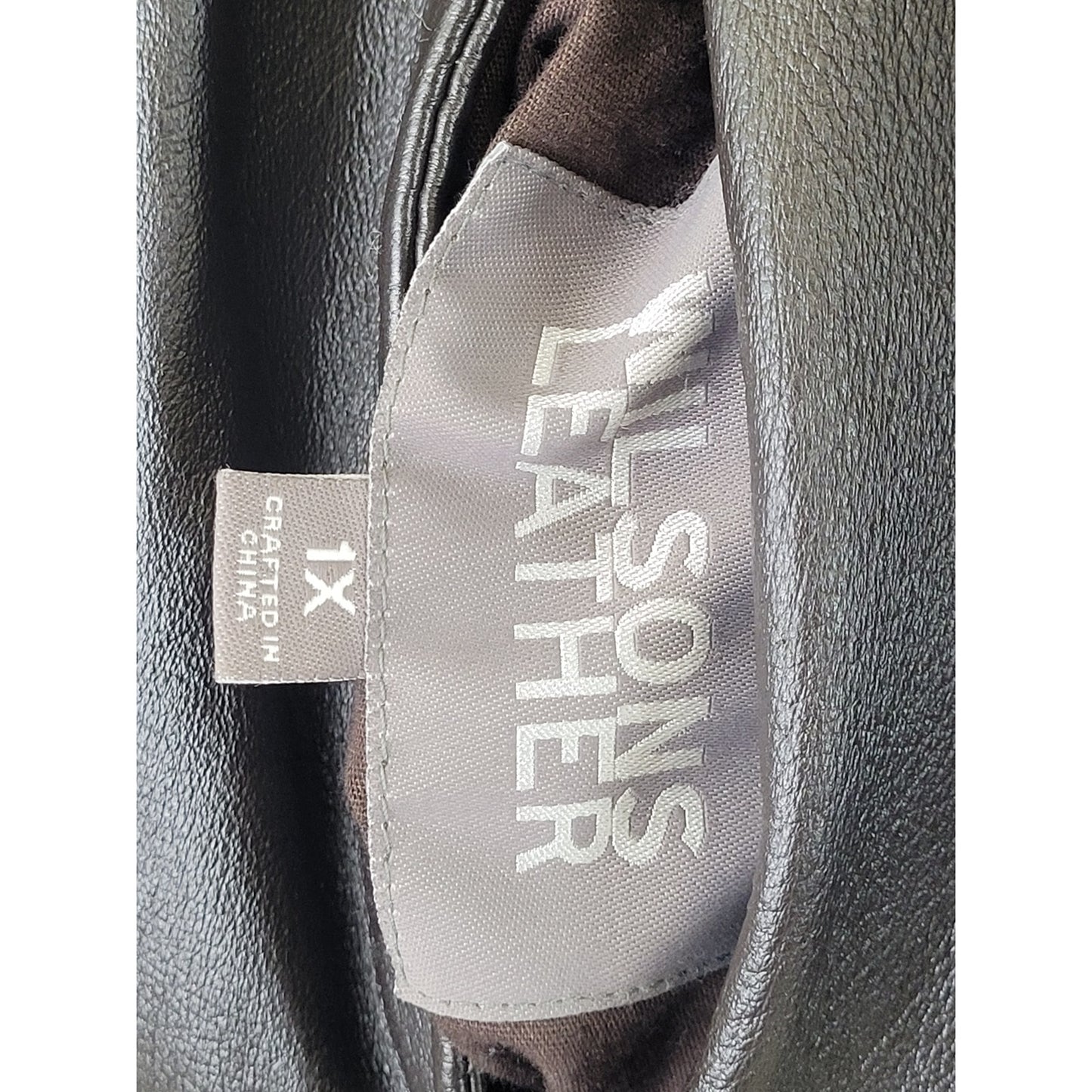 Wilsons Leather Coat Genevieve Belted Jacket Faux Fur Hooded Women's Sz 1X