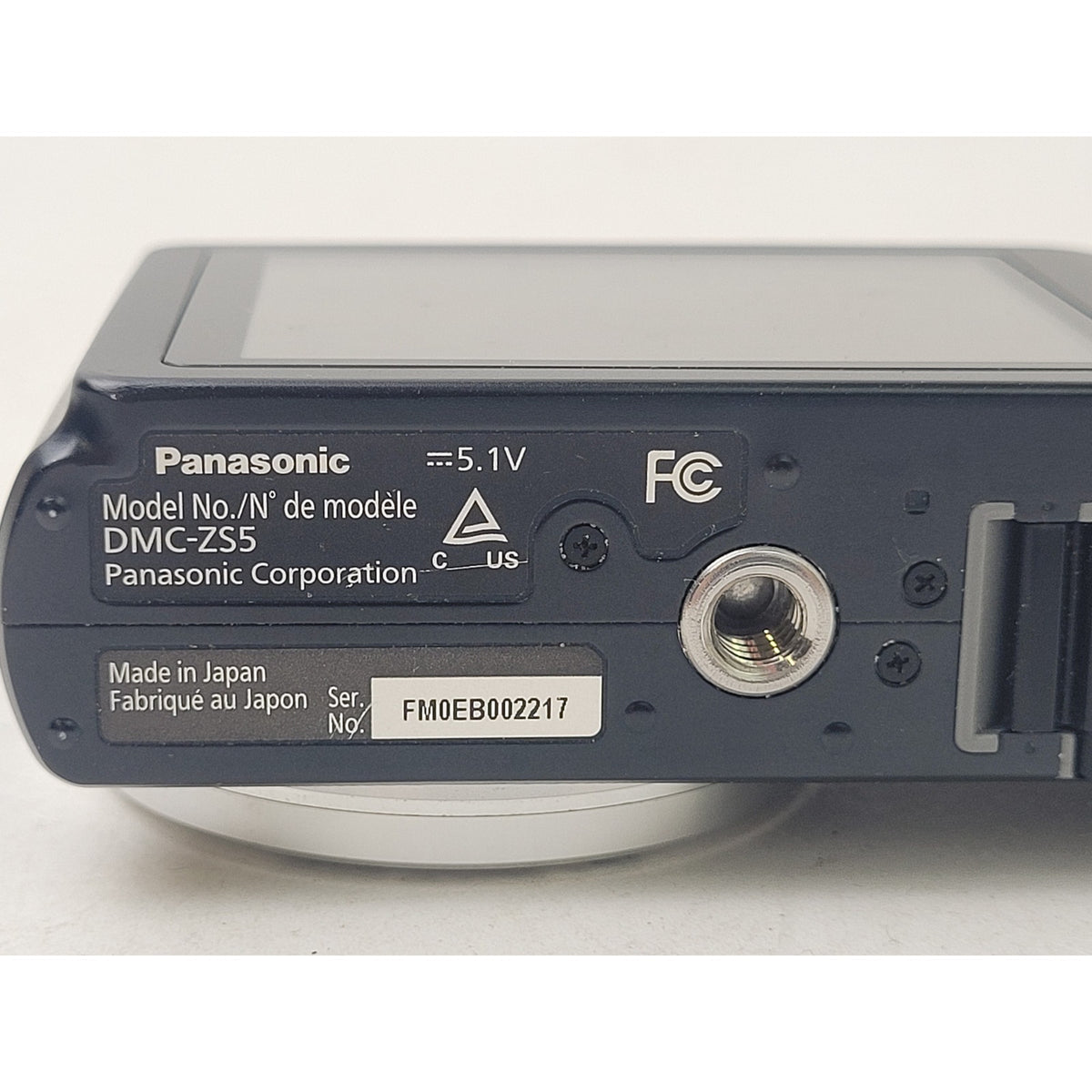 Panasonic Lumix DMC-ZS5 w Battery, Charger, Case, & SD Card | Tested & Working