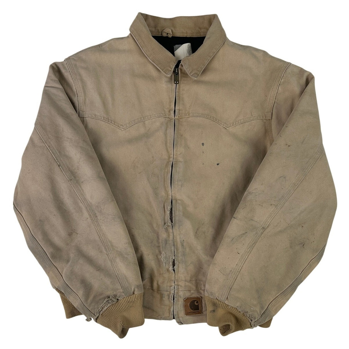 Vintage Carhartt J14WET Wheat Santa Fe Jacket Men's Sz XL