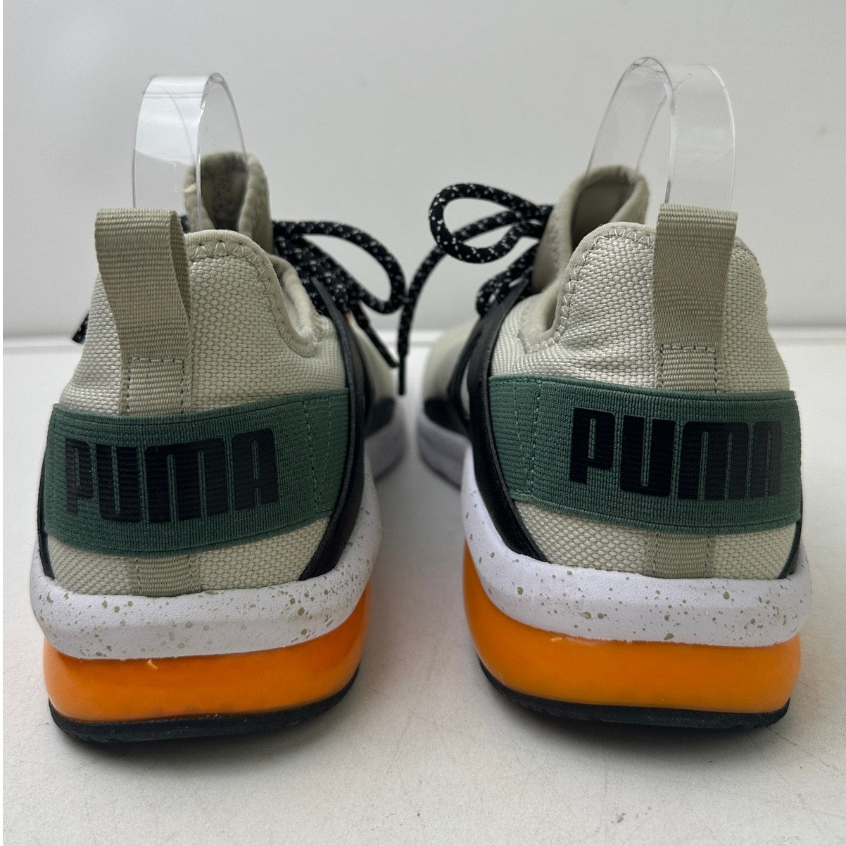 Puma Electron 2.0 Open Road Pebble Gray/Deep Forest/Apricot Sneakers Men's Sz 10