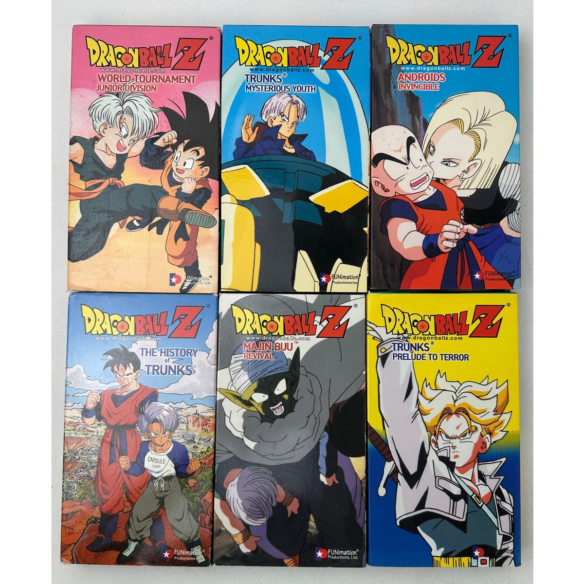 Vintage Dragon Ball Z VHS Lot of 12 | Mixed Sagas & Movies | Untested