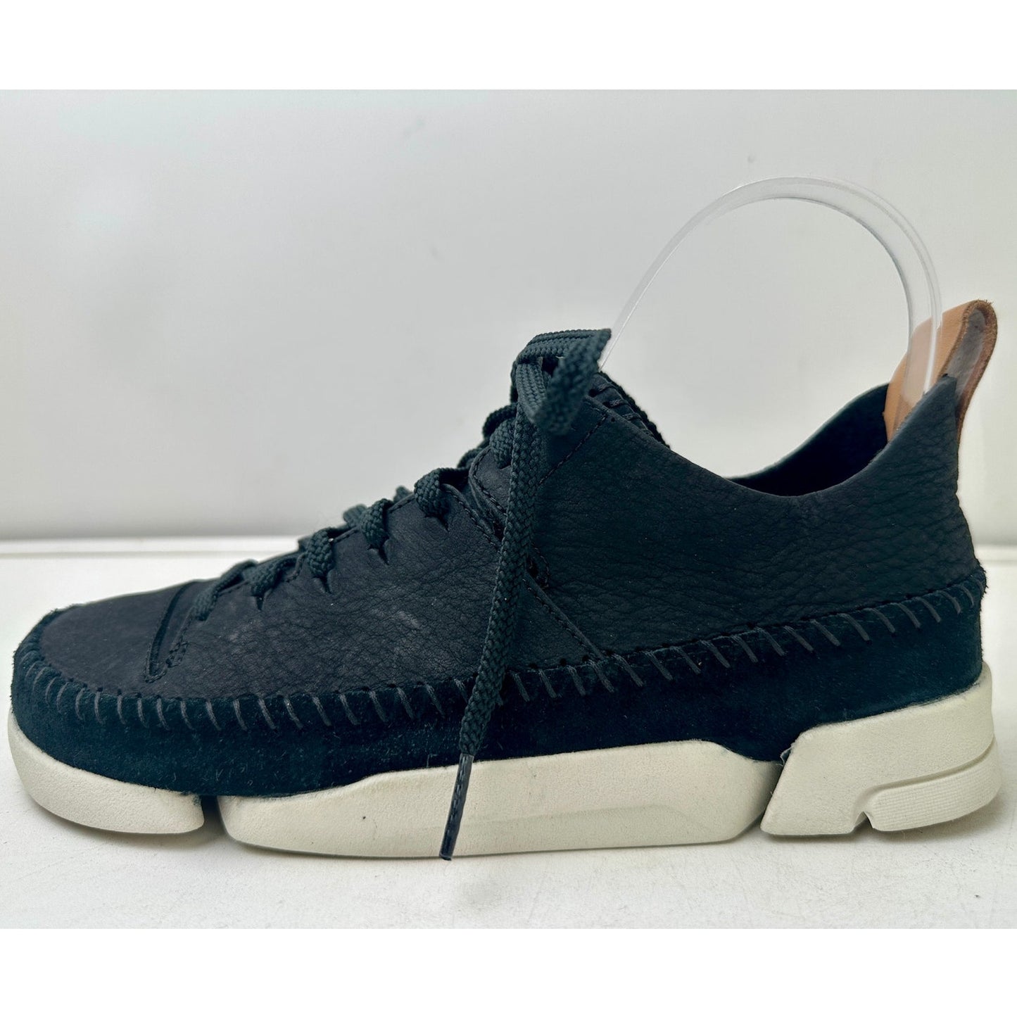Clarks Originals Trigenic Flex Back Nubuck Leather Moccasin Sneakers Women's Sz 7.5