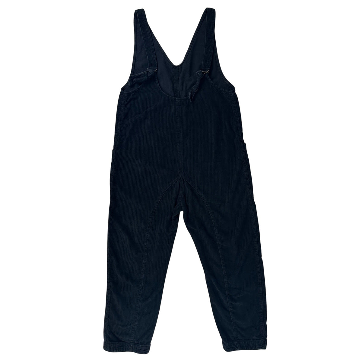 We The Free Free People Mineral Black High Roller Corduroy Jumpsuit Women's Sz S