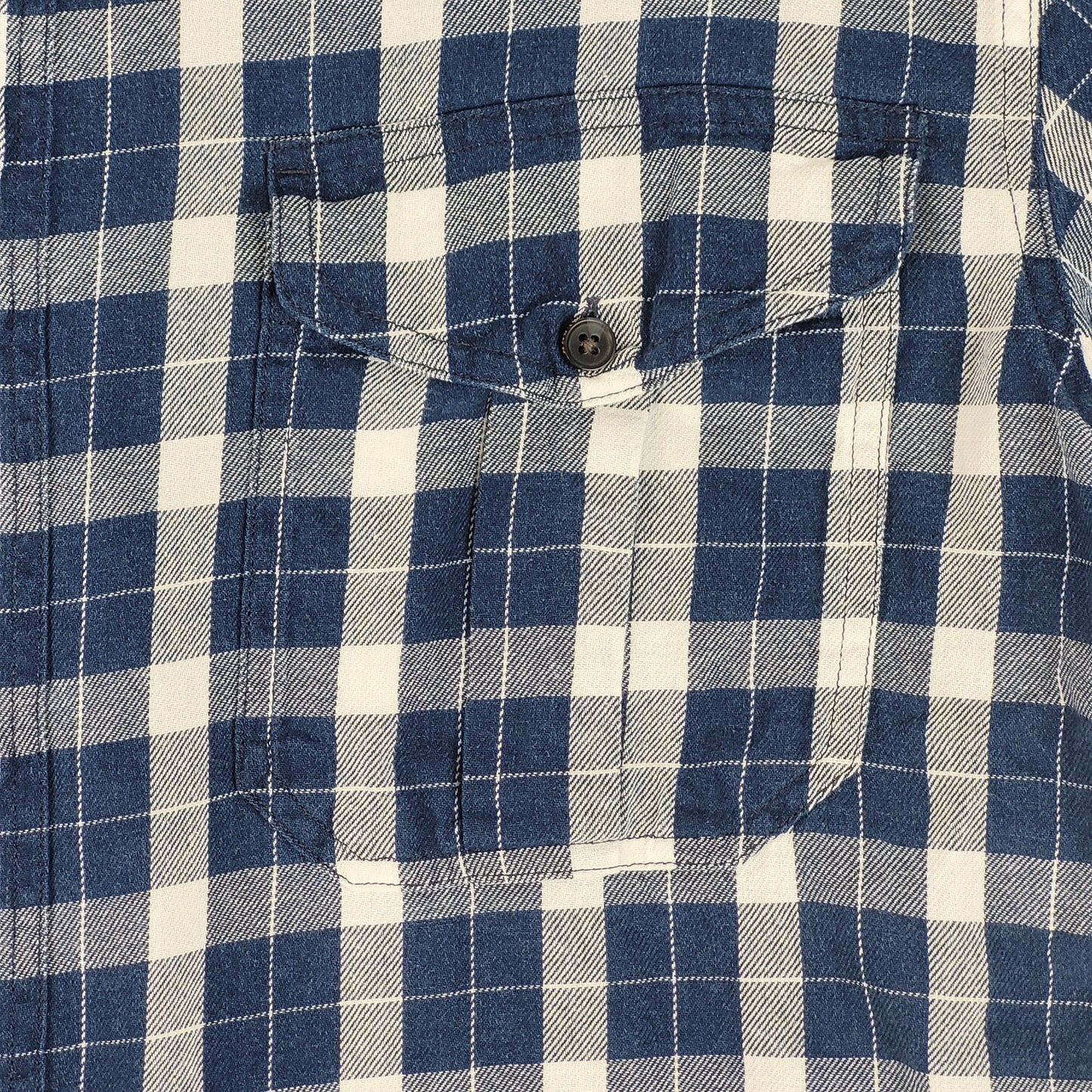 Short Sleeve Alaskan Guide Shirt | Blue & White Plaid | Men's Sz L