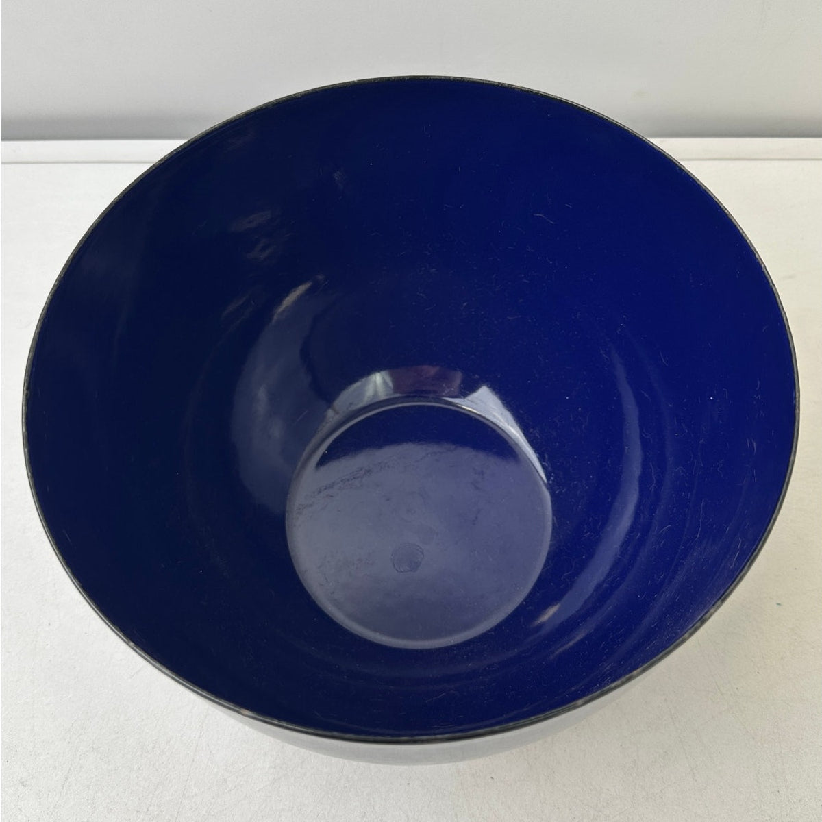 Vintage Kaj Franck for Finel Cobalt Blue Enamel Serving Bowl – Made in Finland