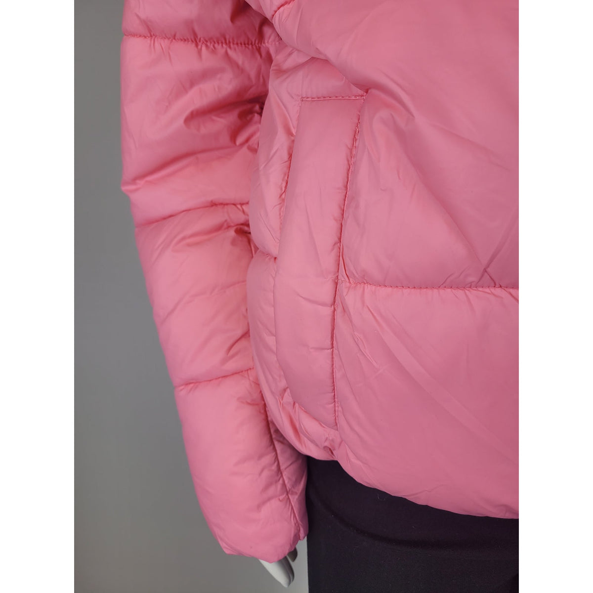 NOIZE x Jillian Harris Jilly Box Avalon Puffer Jacket in Pink Women's Sz S NWT