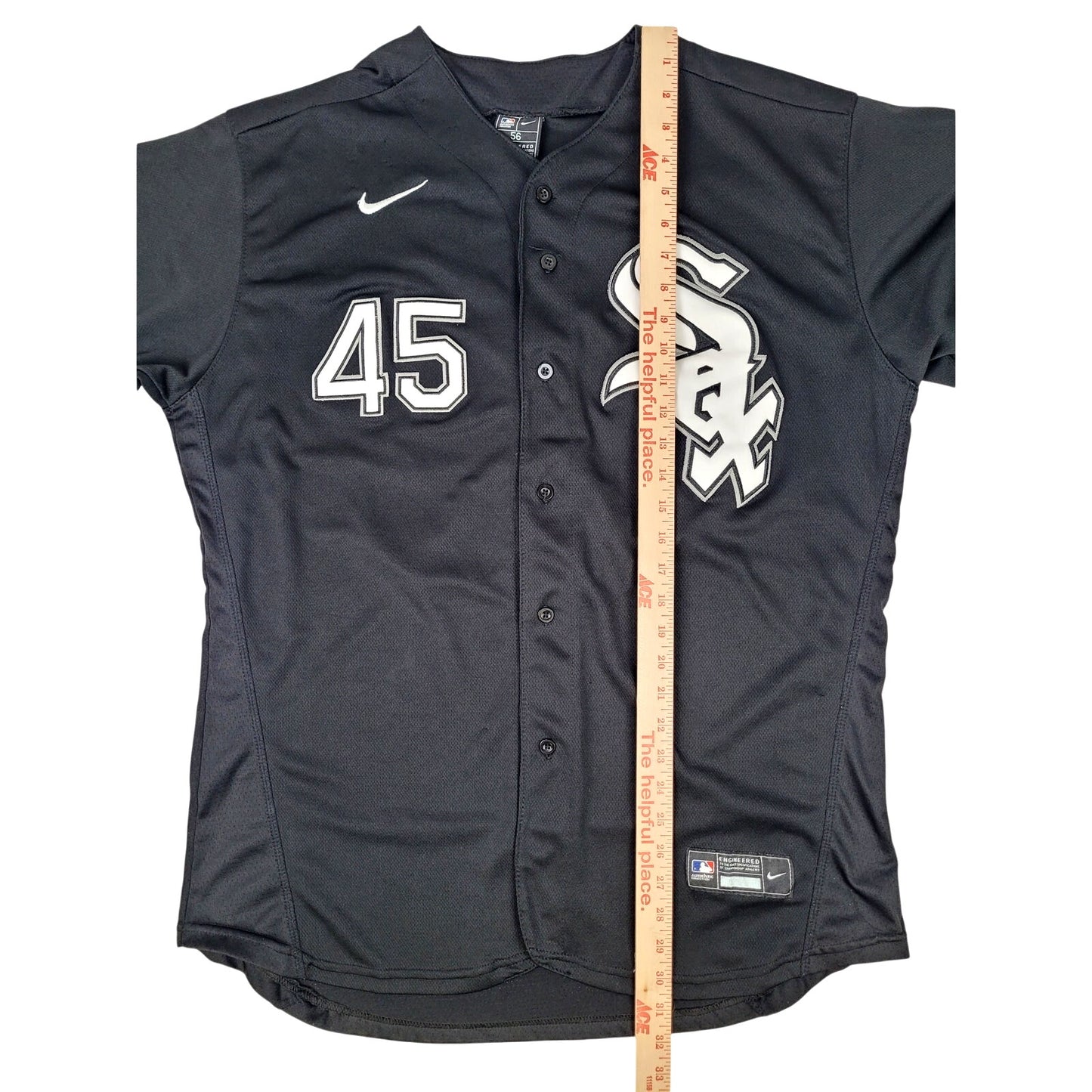 Nike Chicago White Sox Black Jersey #45 Michael Jordan Men's Sz XL