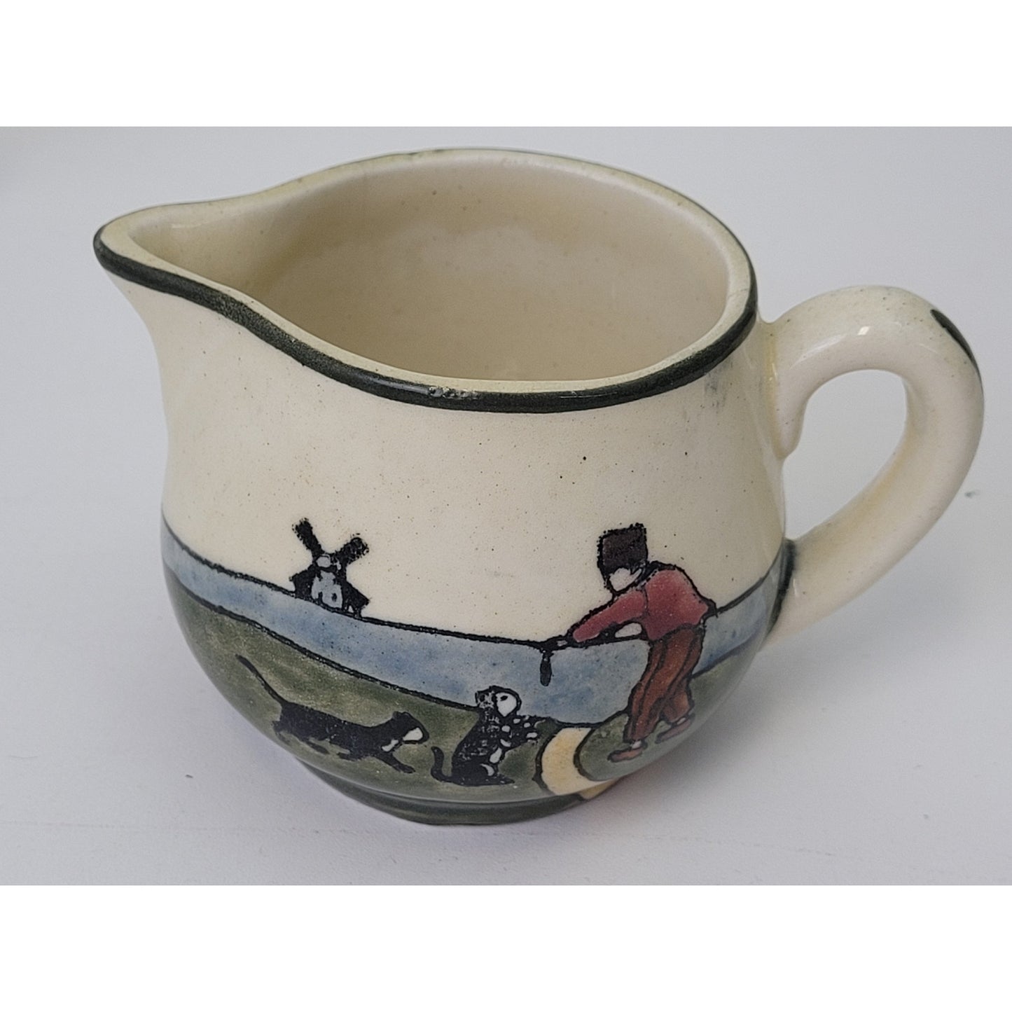 Antique G.S. Zell Baden & Haag Pottery Dutch Scenes Hand Painted Lot of 25