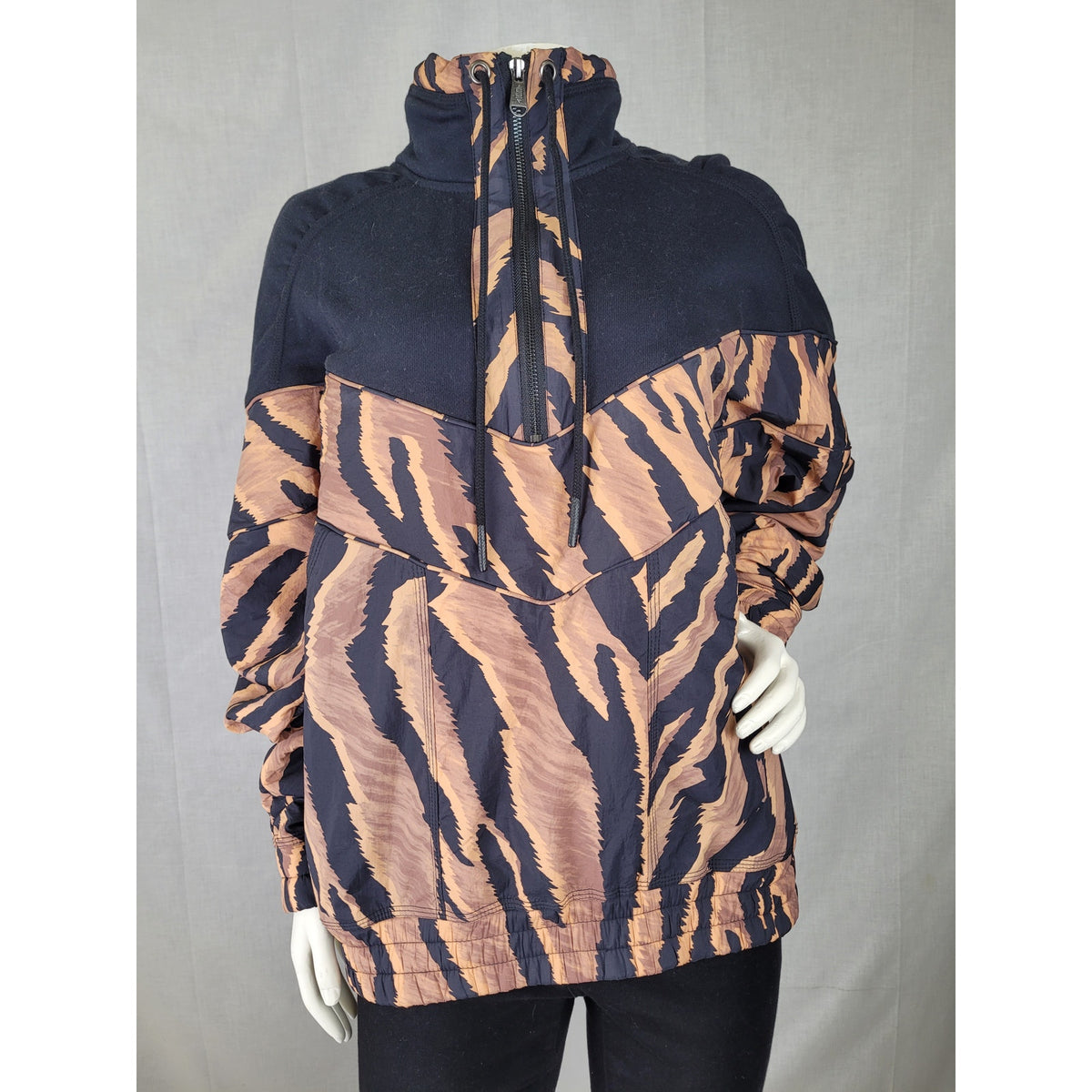Free People Movement Walk the Line Pullover Tiger Stripe Sz XS NWT MSRP $198