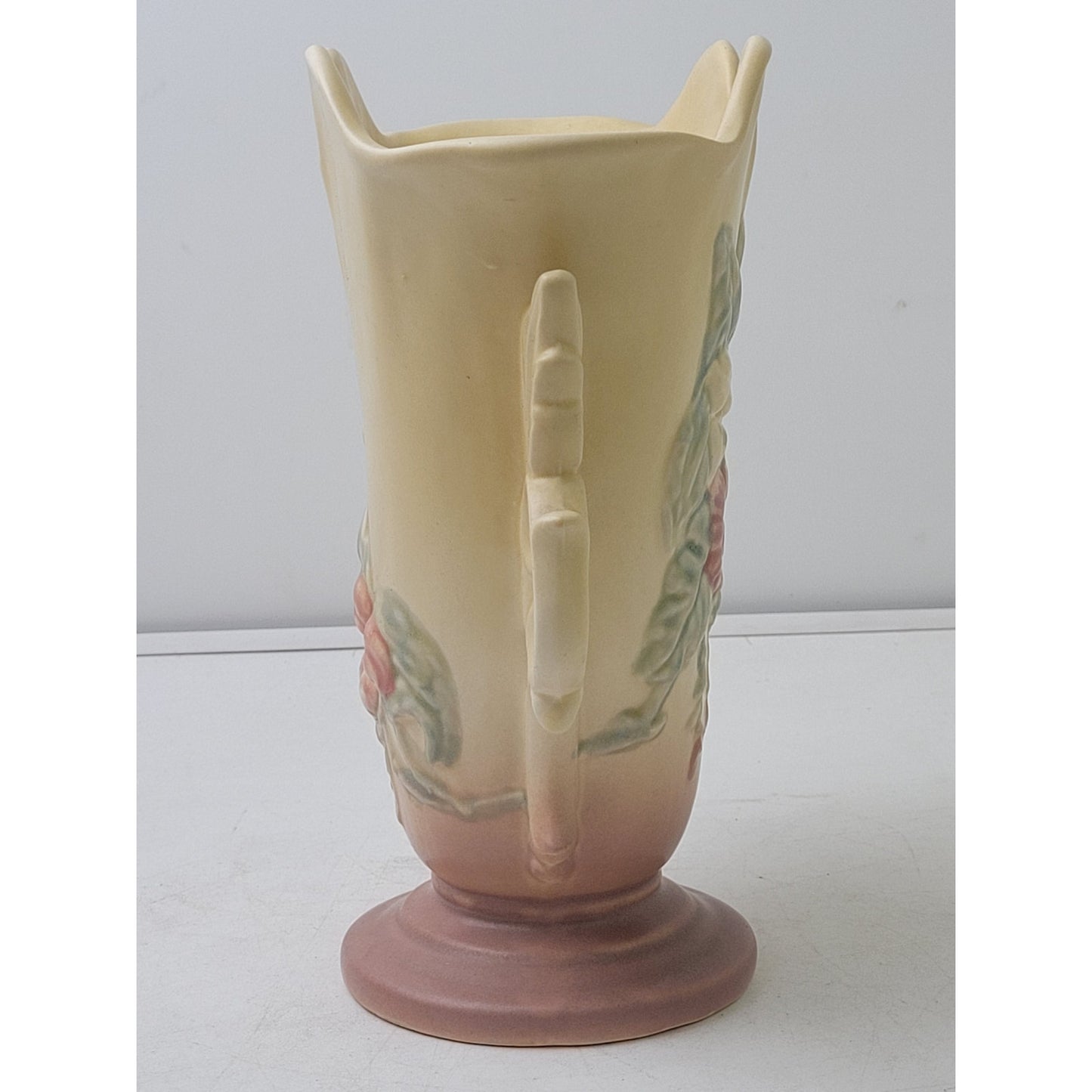 Vintage Hull Pottery Wildflower W-9 Vase Double Handle Yellow | 9" H | USA