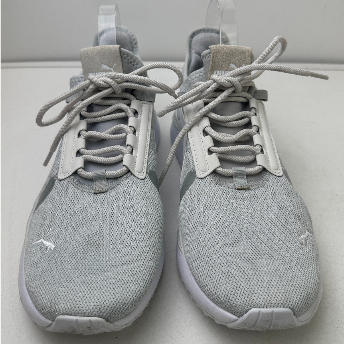 PUMA Pacer Future Street Plus Grey/White Sneakers Men's Sz 9.5