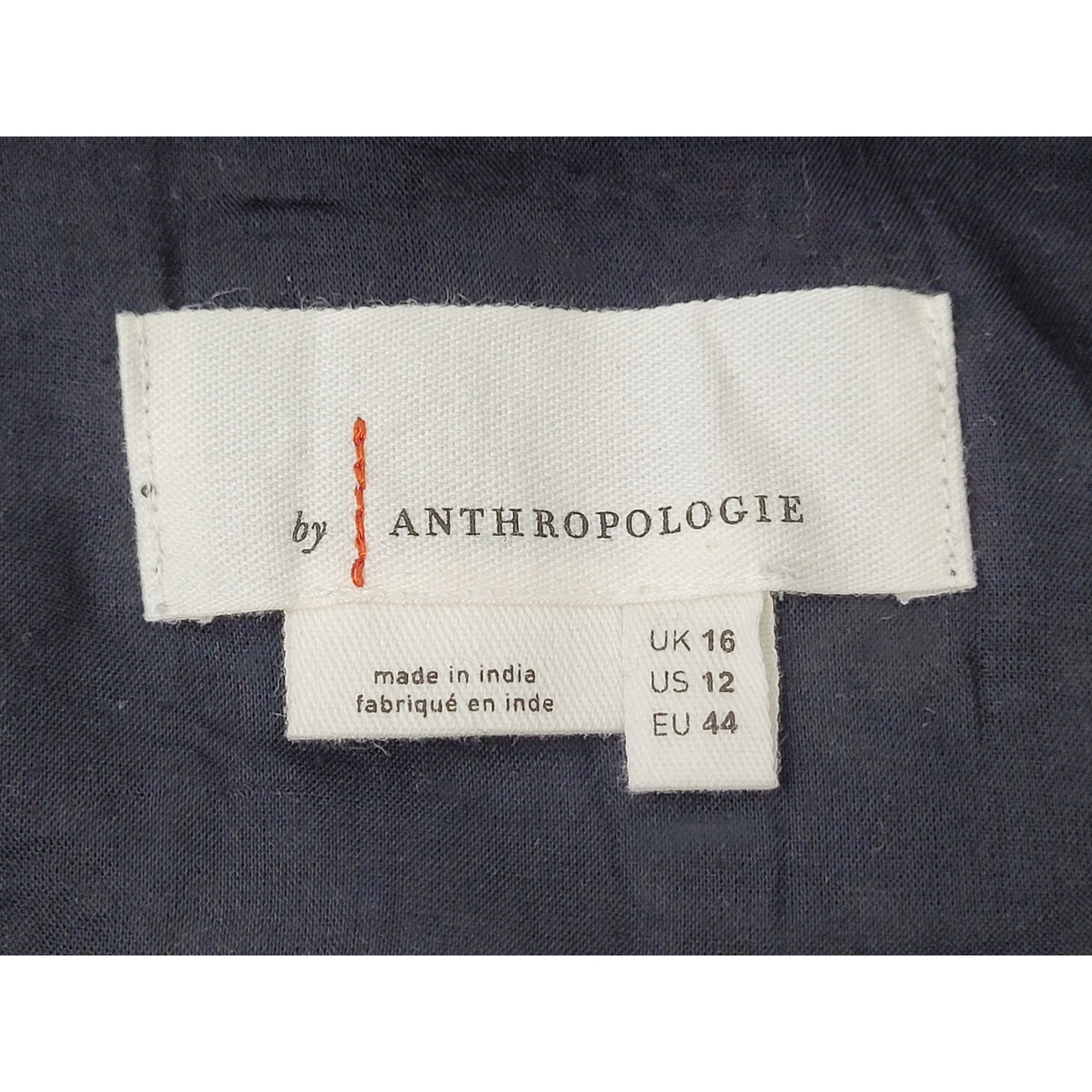 Anthropologie Megan Embroidered Shift Dress Colorful Patchwork Pattern Sz 12