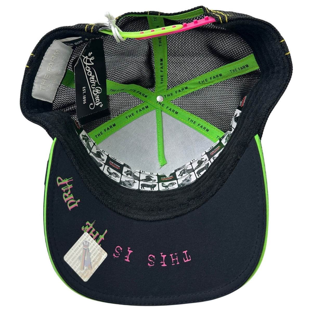 Goorin Bros The Farm Driipp Snake Trucker Hat - Limited Edition Drip Capsule | NWT