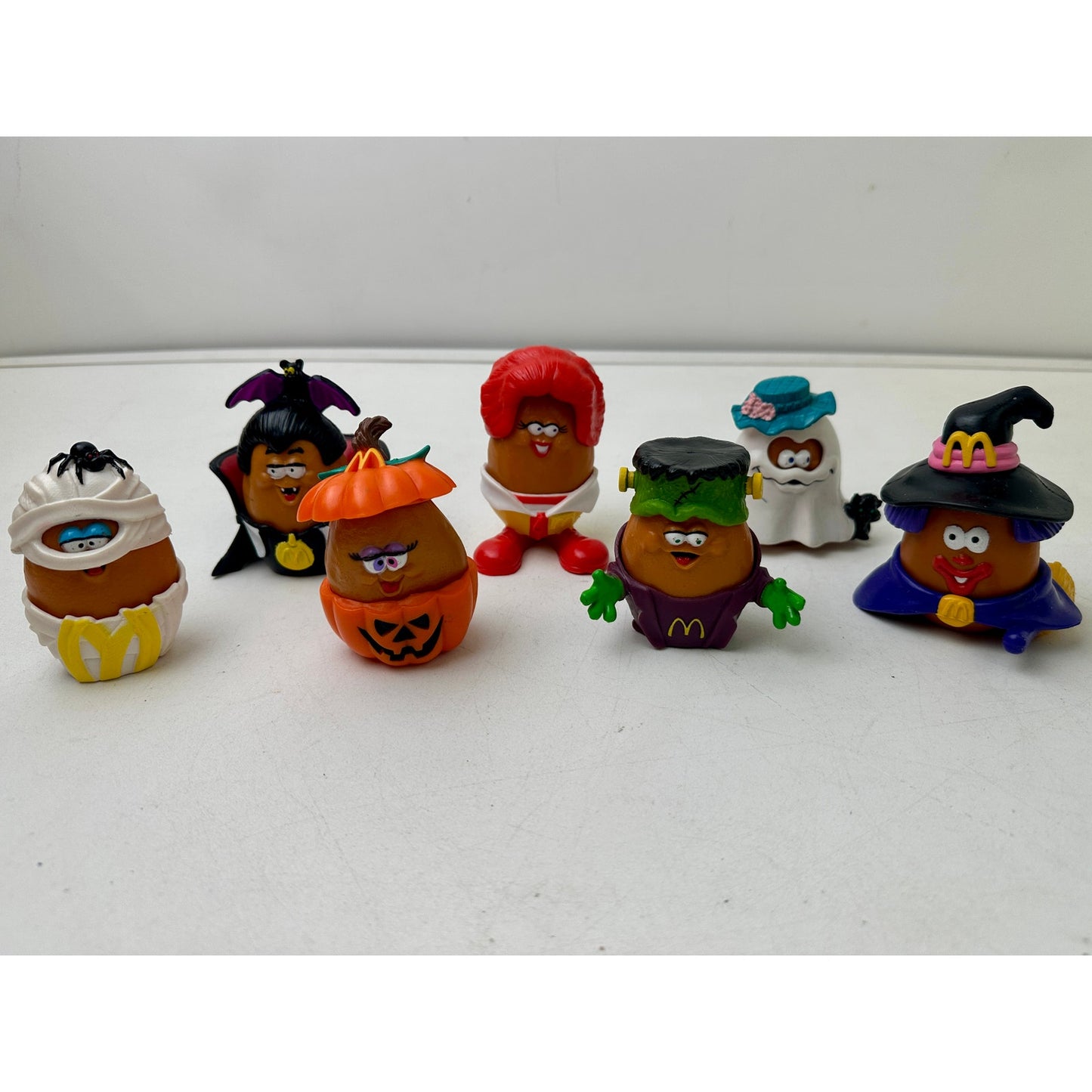 Vintage 1992 McDonald's Halloween McNugget Buddies Lot of 7